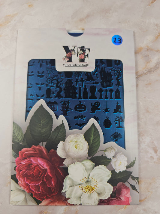 Stamping Plate 13 - Halloween