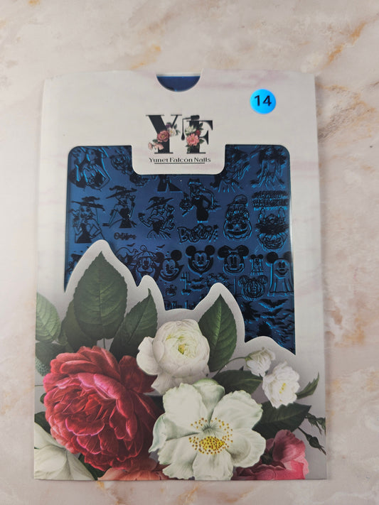 Stamping Plate 14 - Disney Halloween