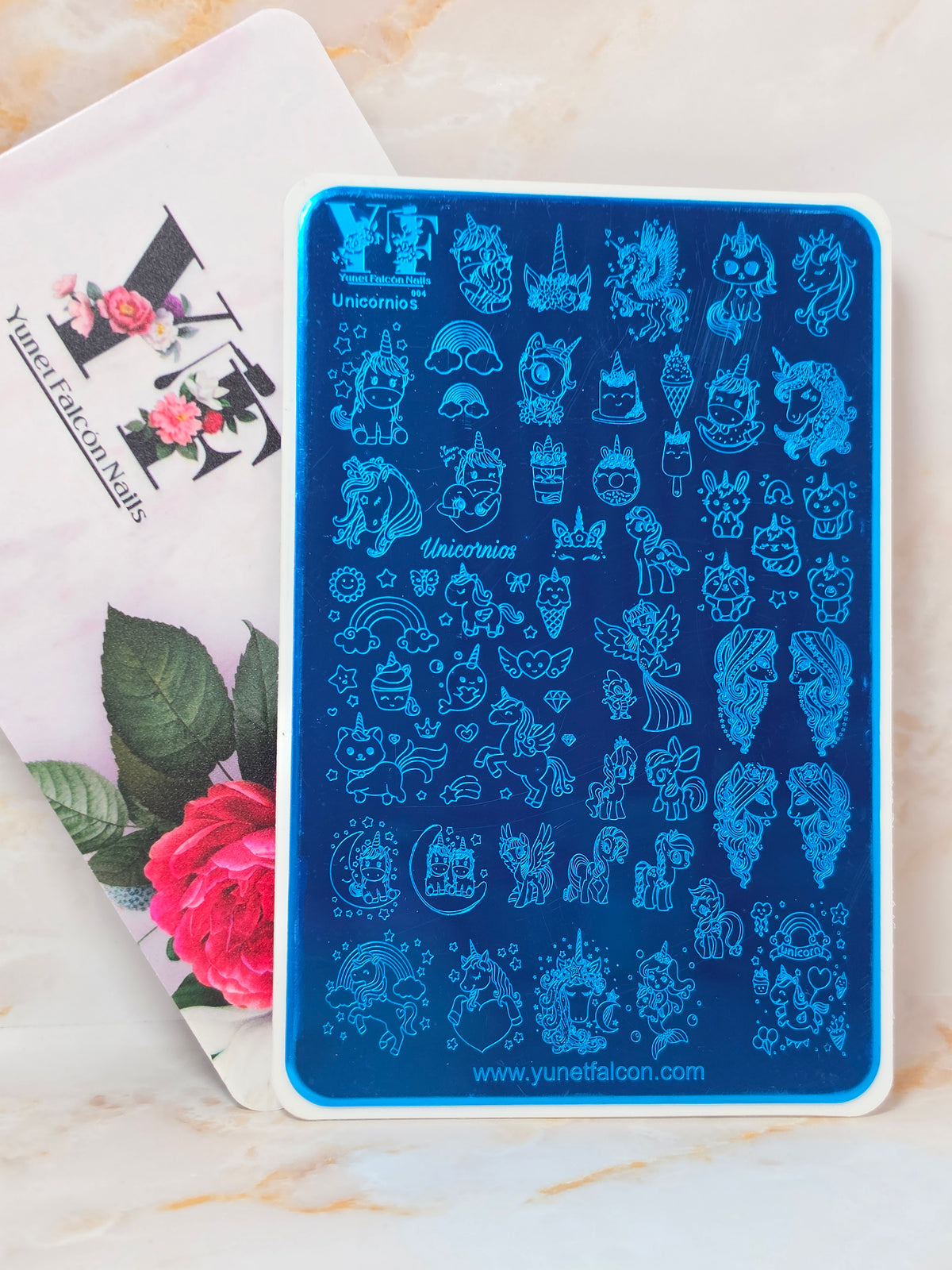 Stamping Plate 04 - Unicornios