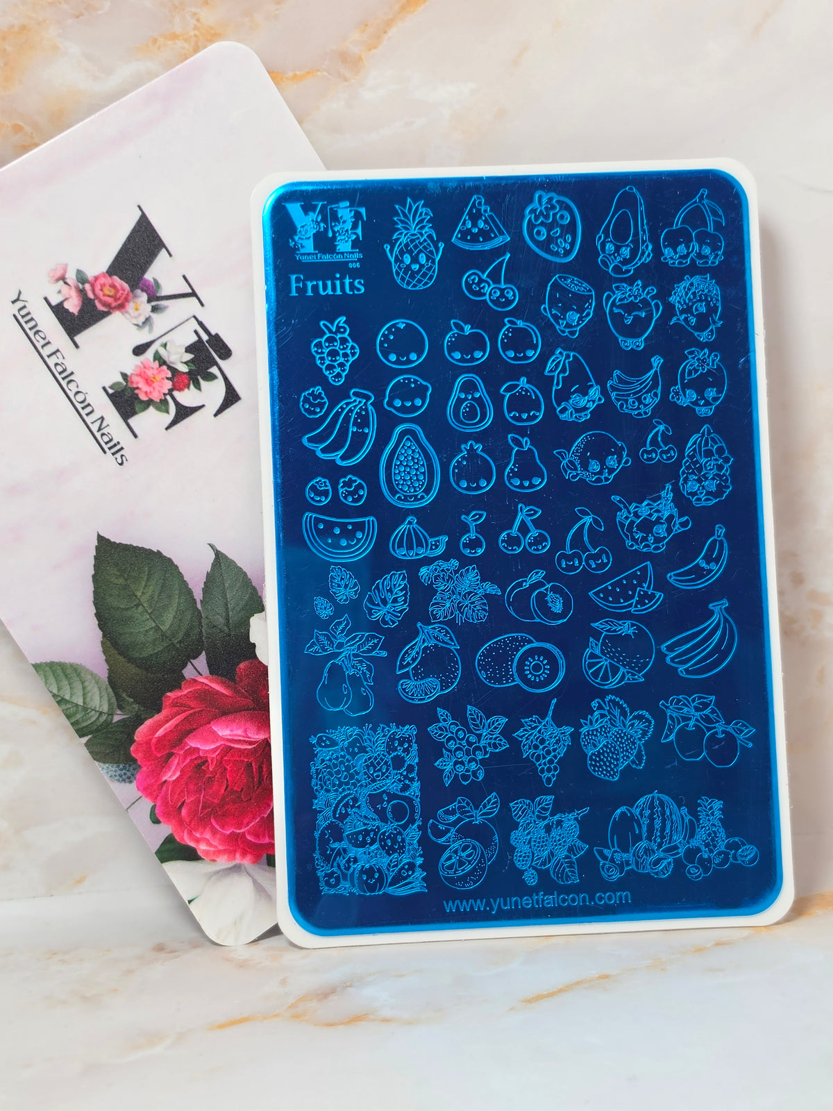 Stamping Plate 06 - Fruits