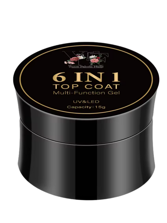 6 en 1  Top Coat-Multifuncional