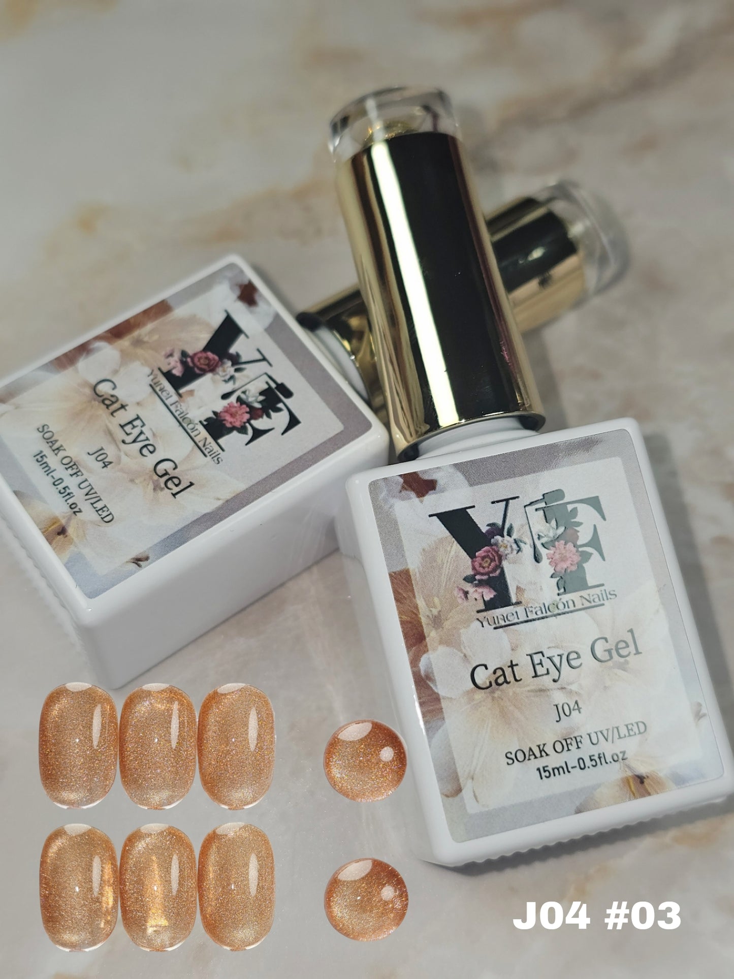 Amber Cat Eye J04 #03