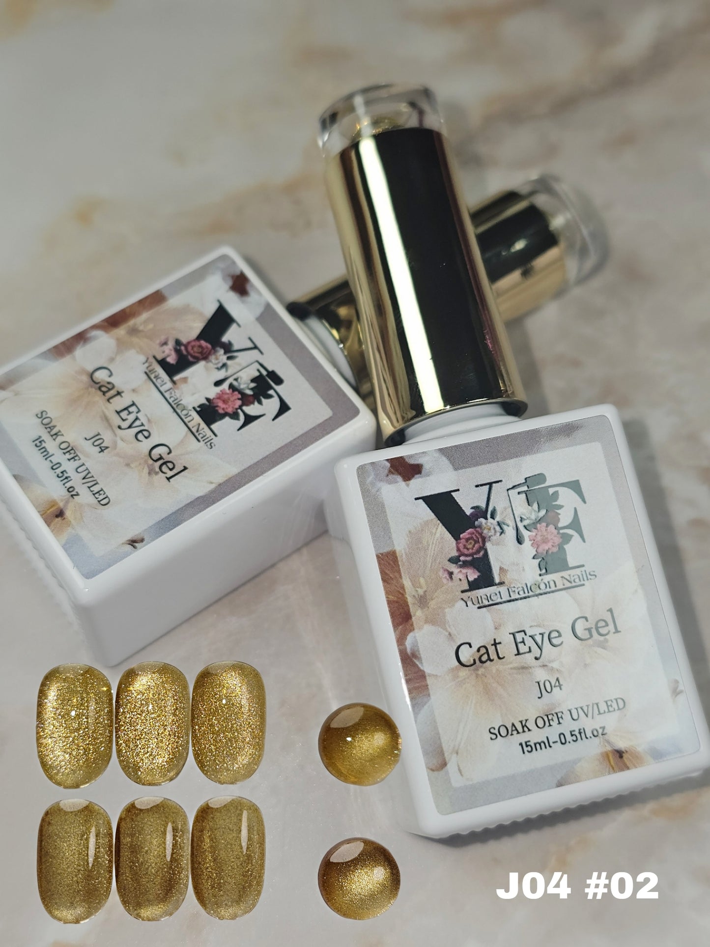 Amber Cat Eye J04 #02