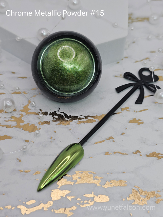 Chrome Metallic Powder Green #15