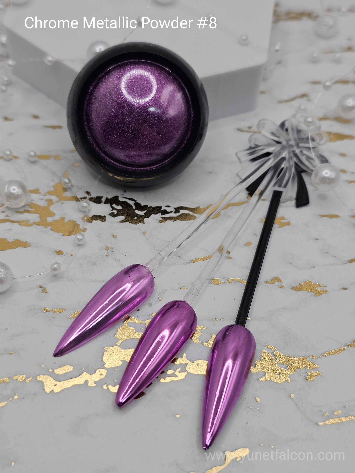 Chrome Metallic Powder Lilac #8