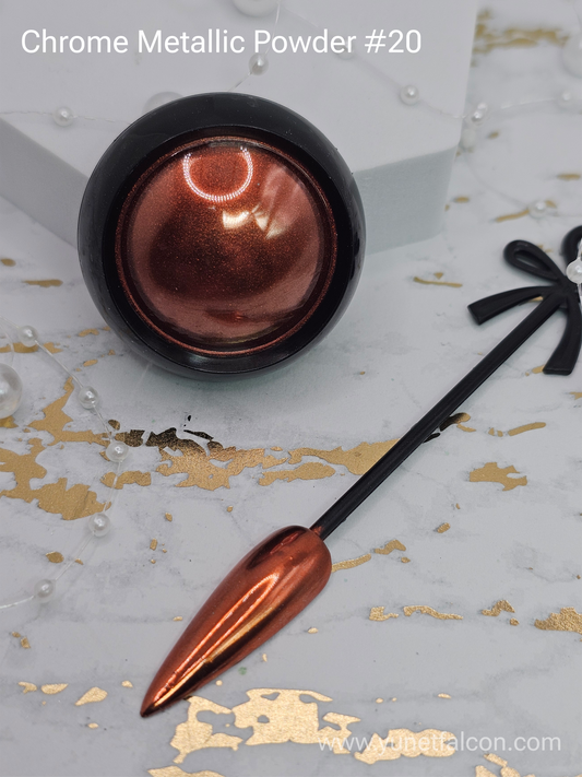 Chrome Metallic Powder Orange #20