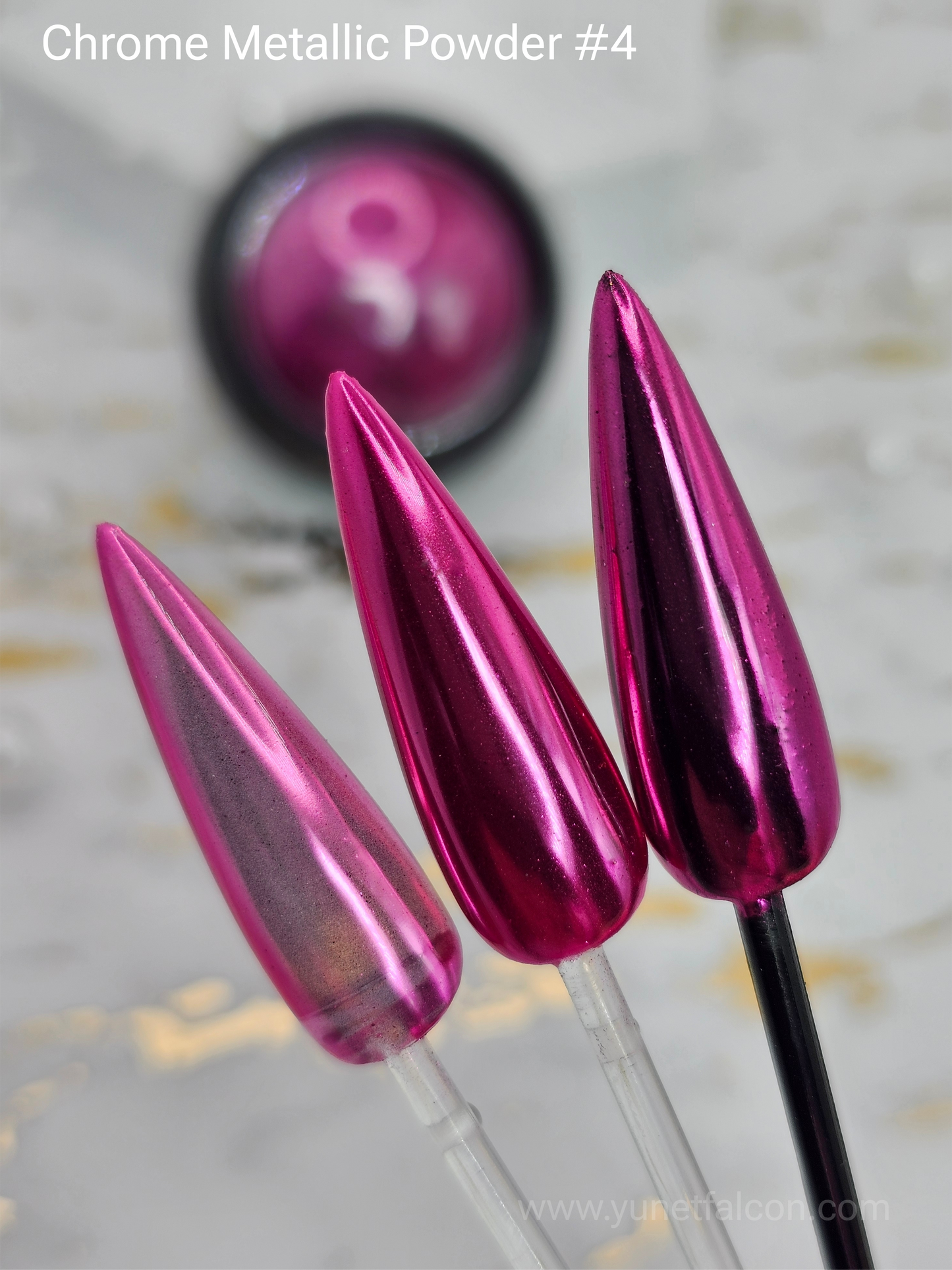 Chrome Metallic Powder Pink #4