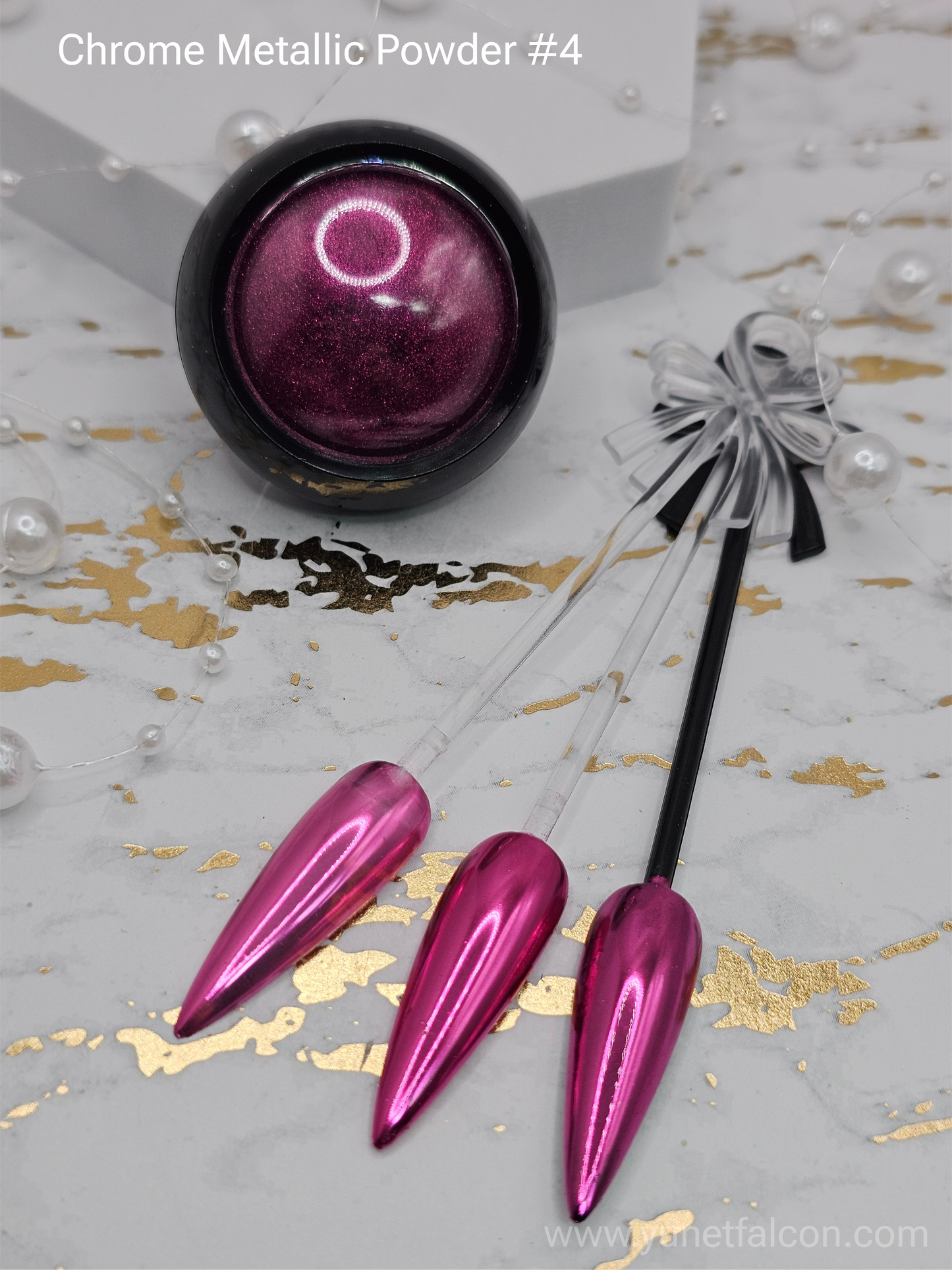 Chrome Metallic Powder Pink #4