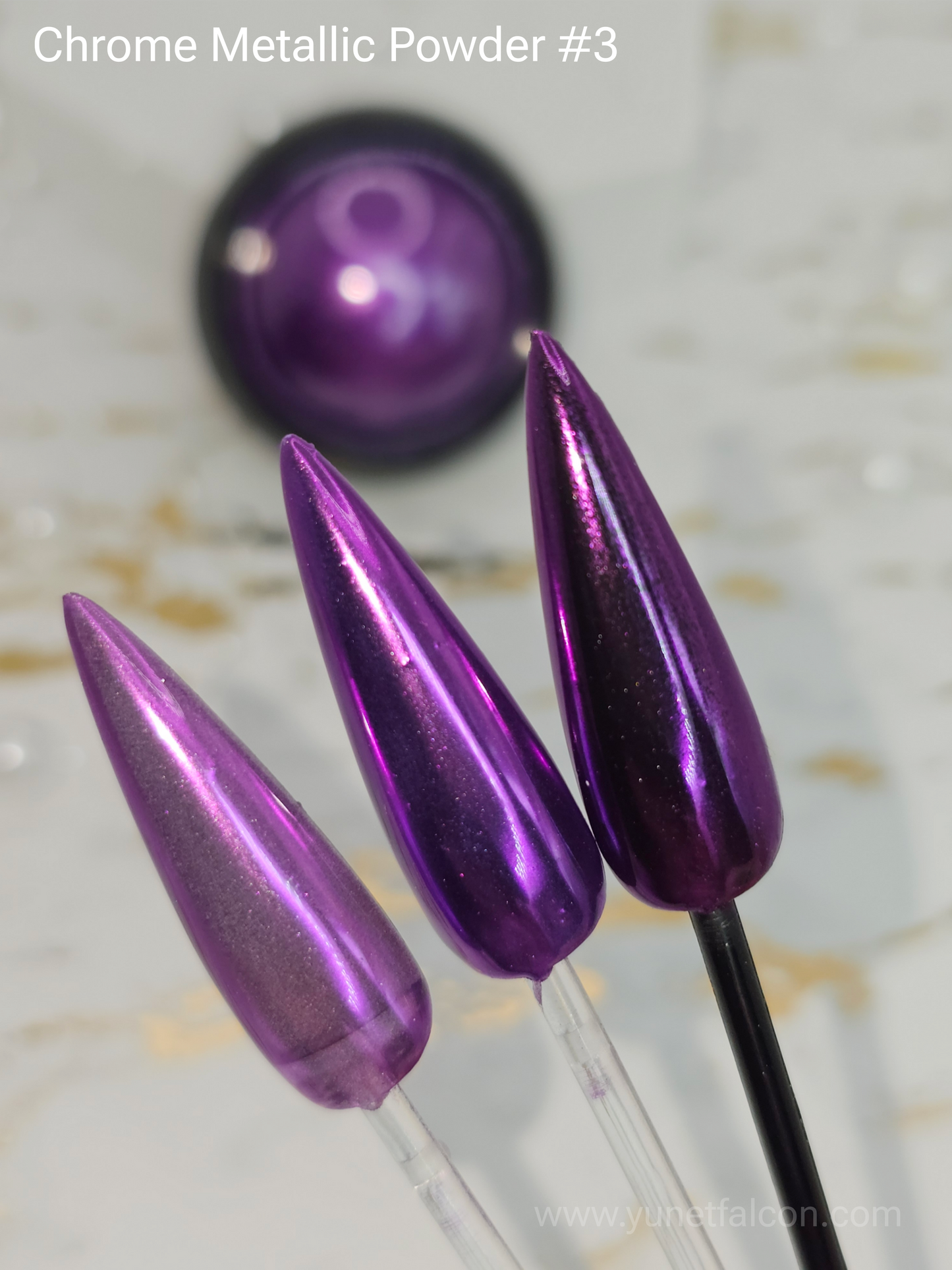 Chrome Metallic Powder Purple #3