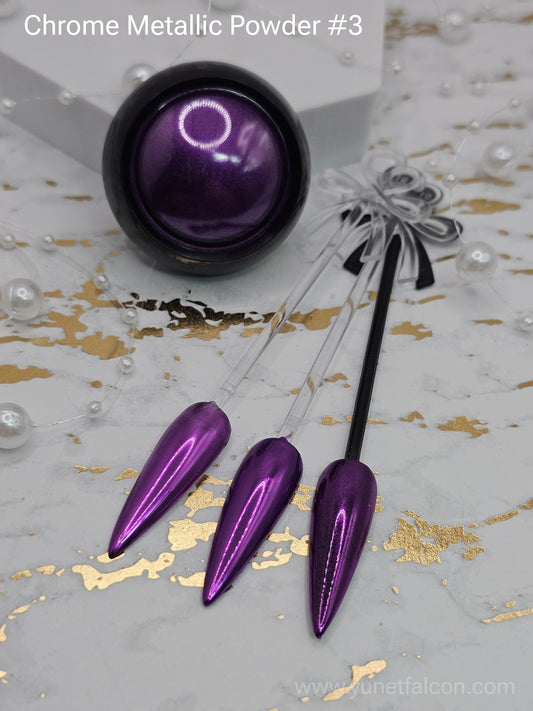 Chrome Metallic Powder Purple #3