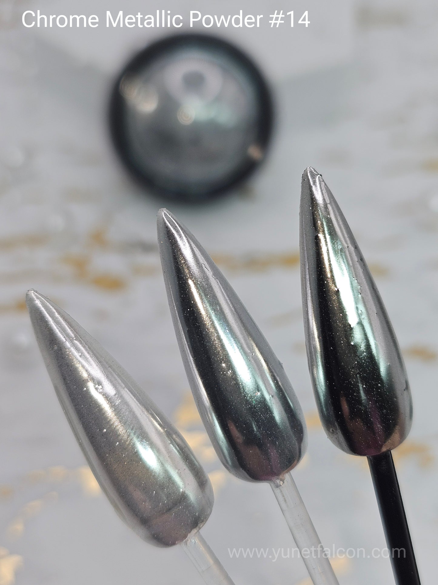 Chrome Metallic Powder Silver #14