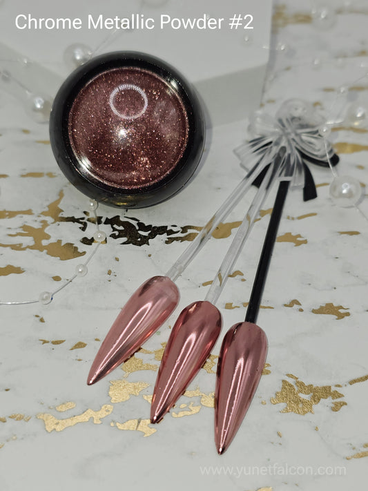 Chrome Powder Metallic Rose Gold 02