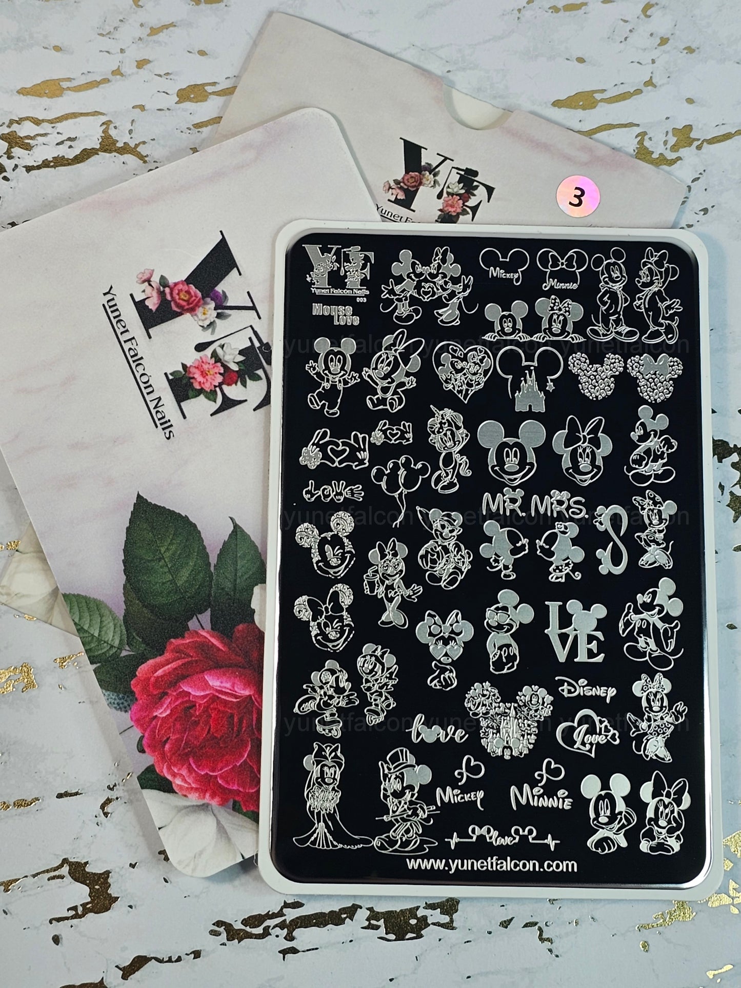 Stamping Plate 03 - Mouse Love