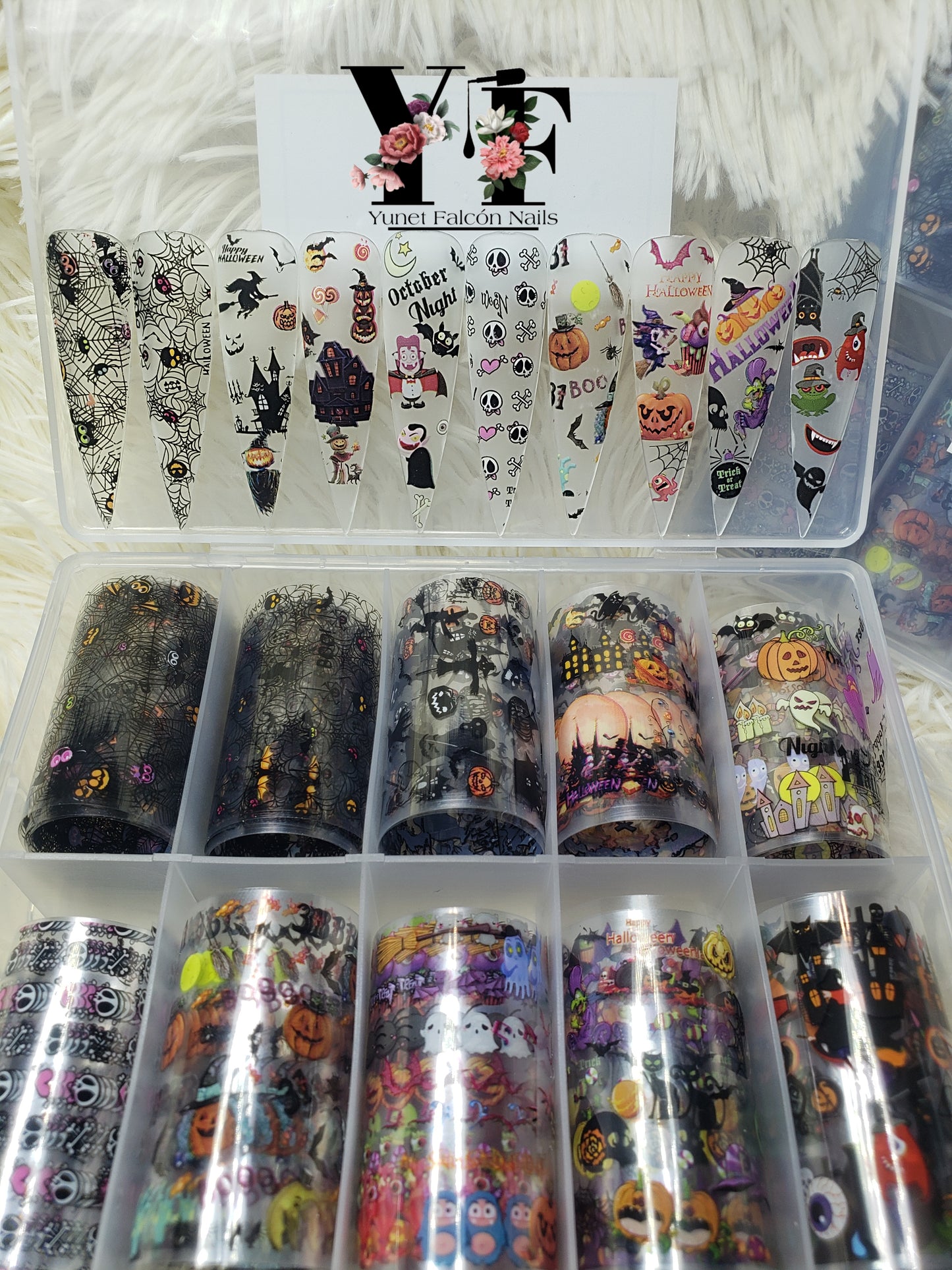 Foil Nail Art #9 Halloween