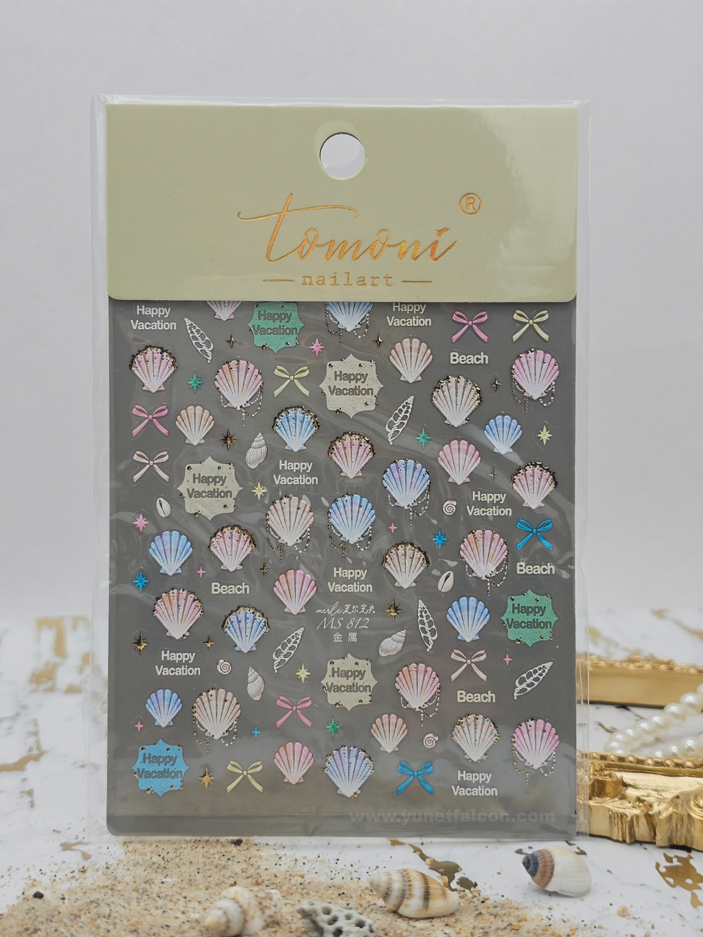 Tomoni Stickers Nail Summer