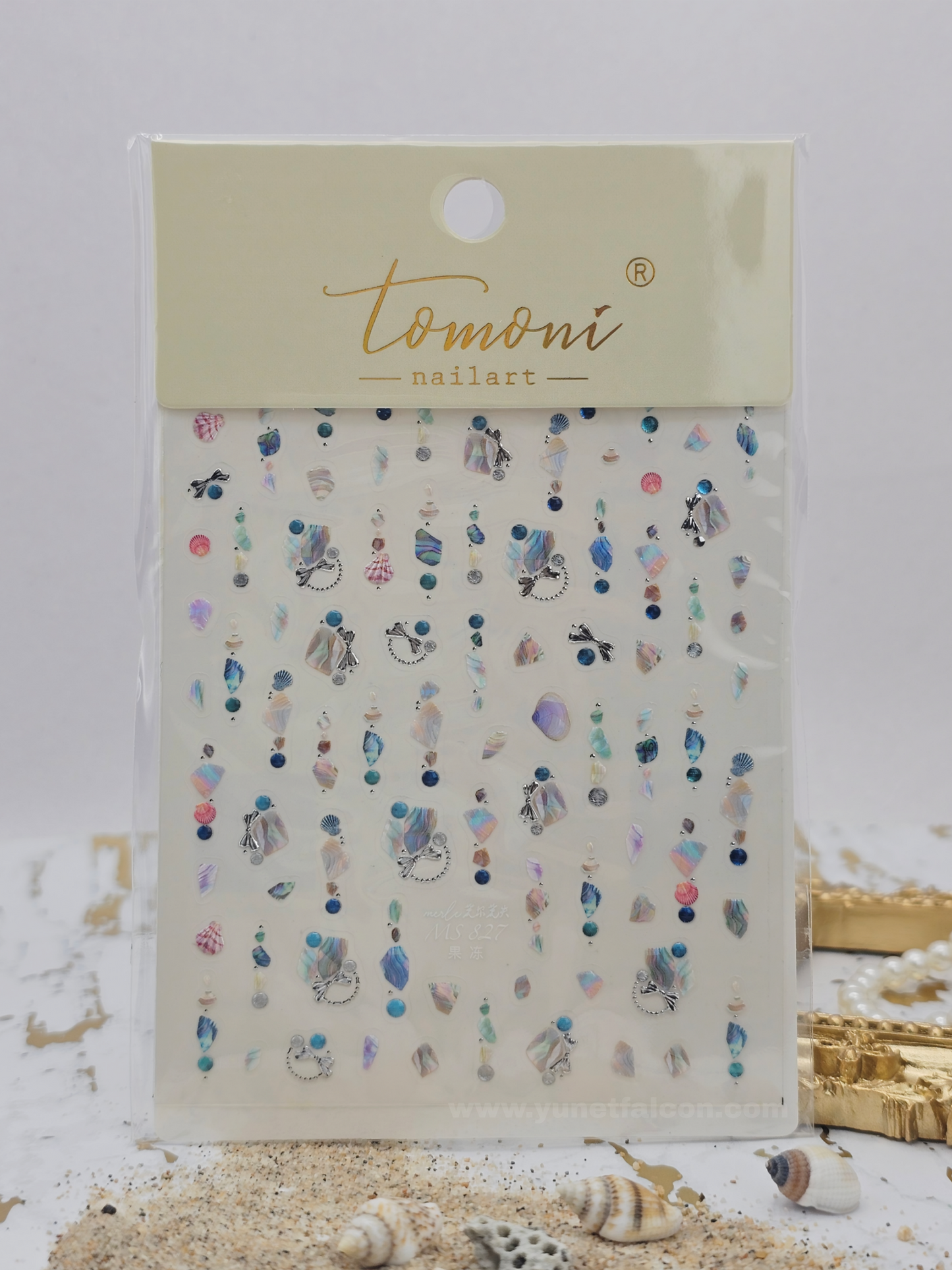 Tomoni Stickers Nail Summer