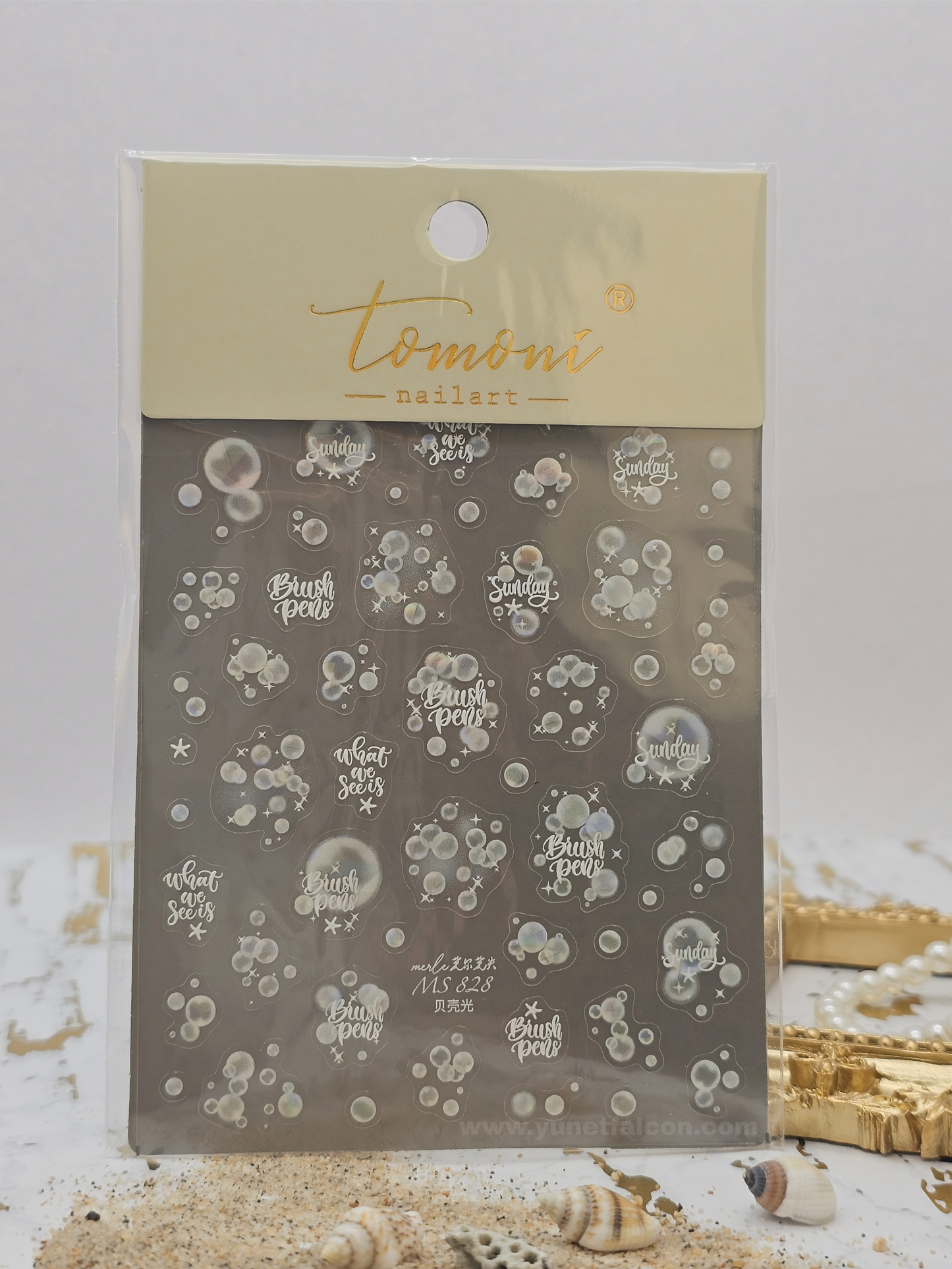 Tomoni Stickers Nail Summer
