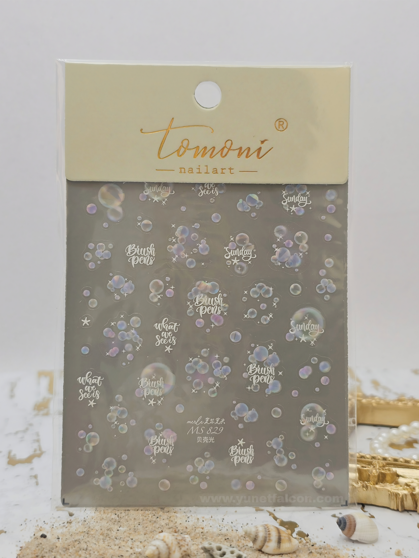 Tomoni Stickers Nail Summer