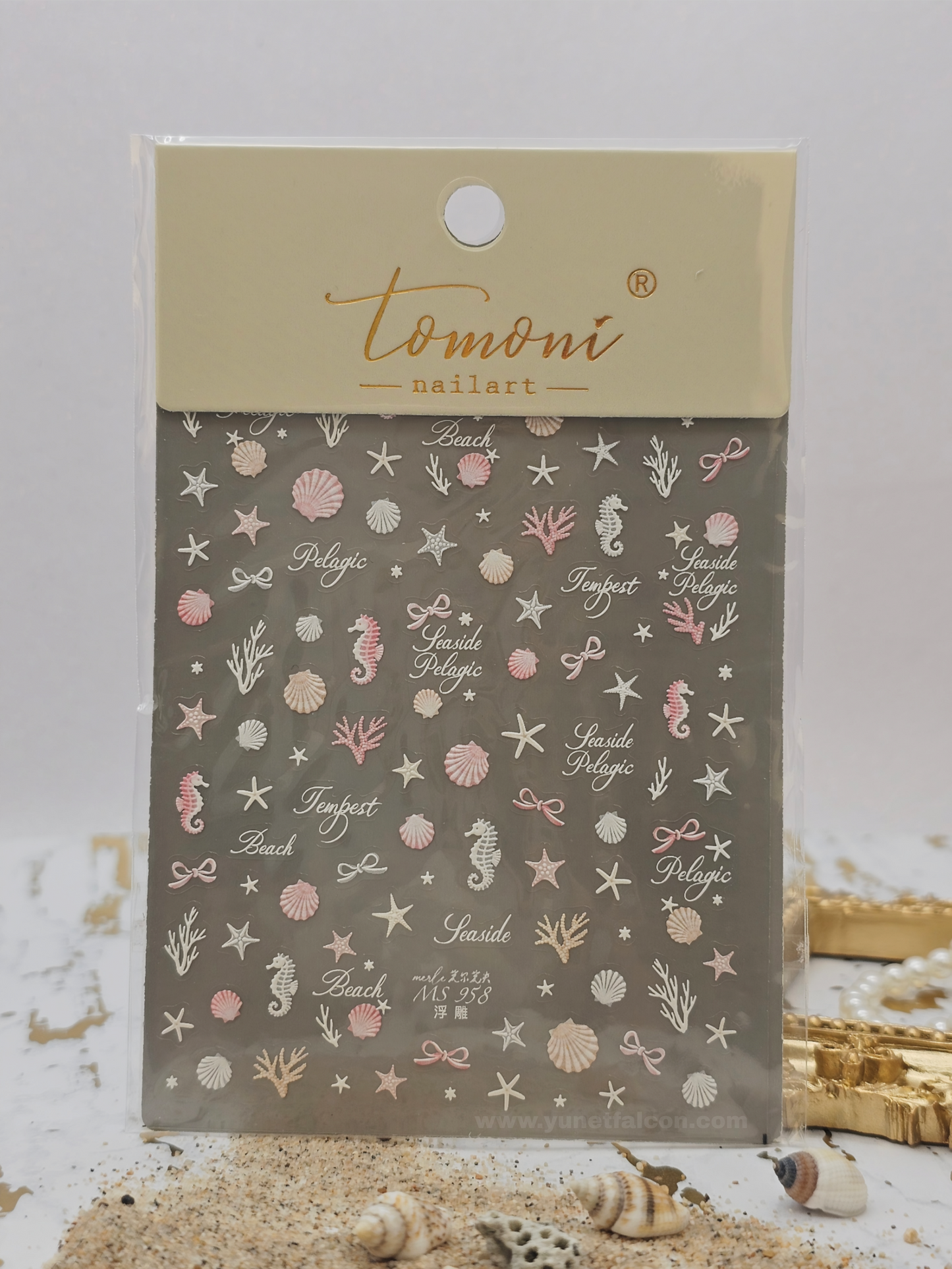 Tomoni Stickers Nail Summer