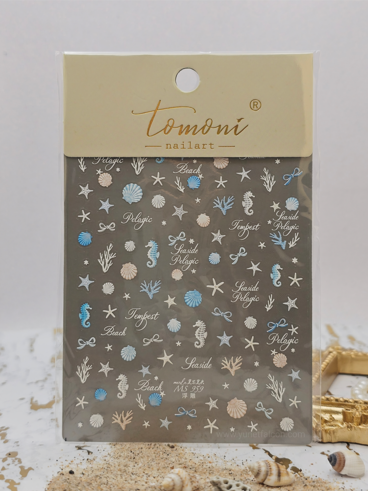 Tomoni Stickers Nail Summer
