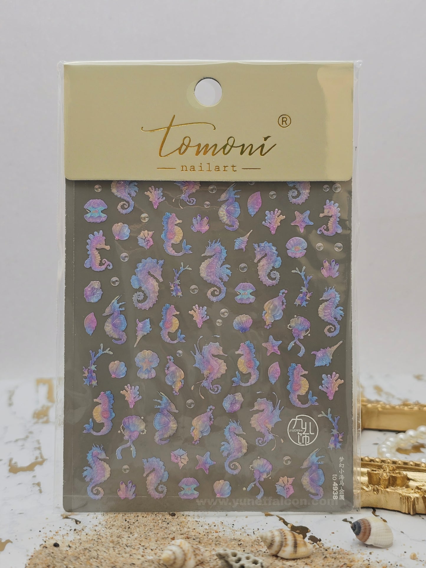 Tomoni Stickers Nail Summer