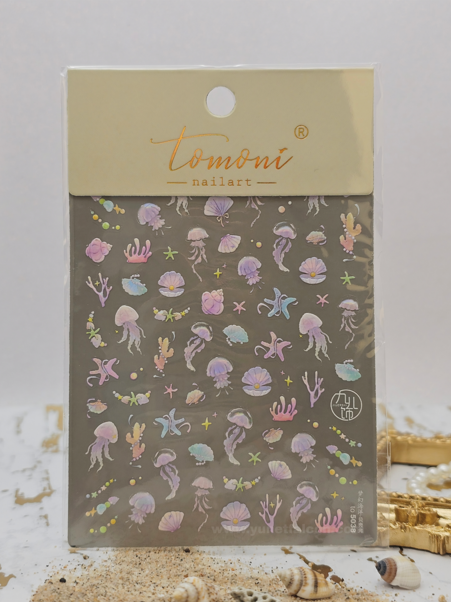 Tomoni Stickers Nail Summer