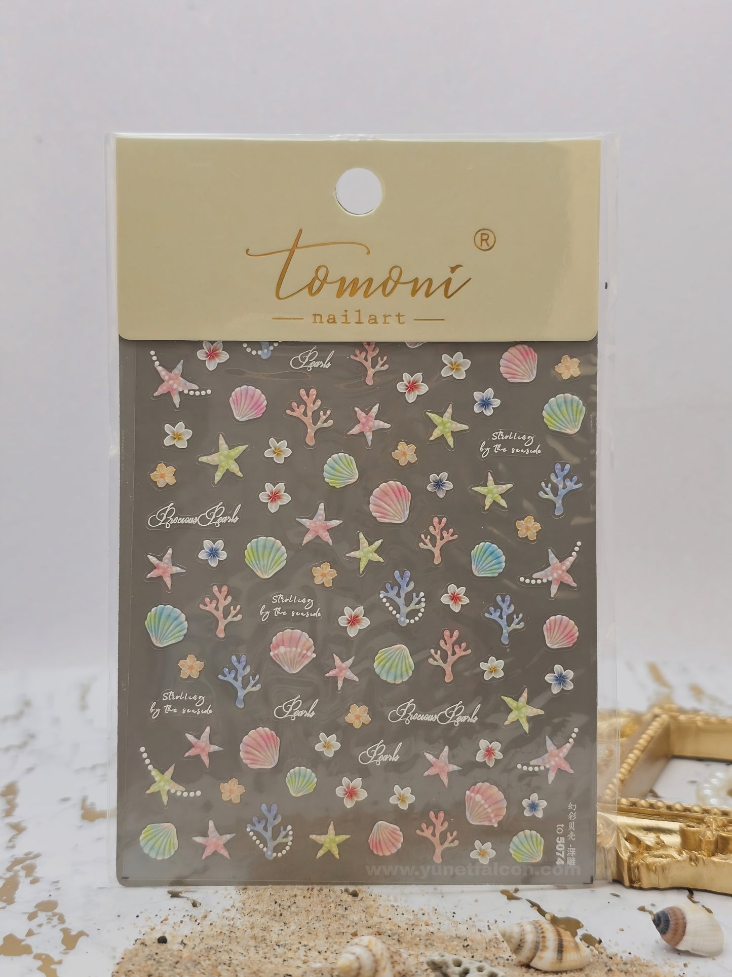 Tomoni Stickers Nail Summer