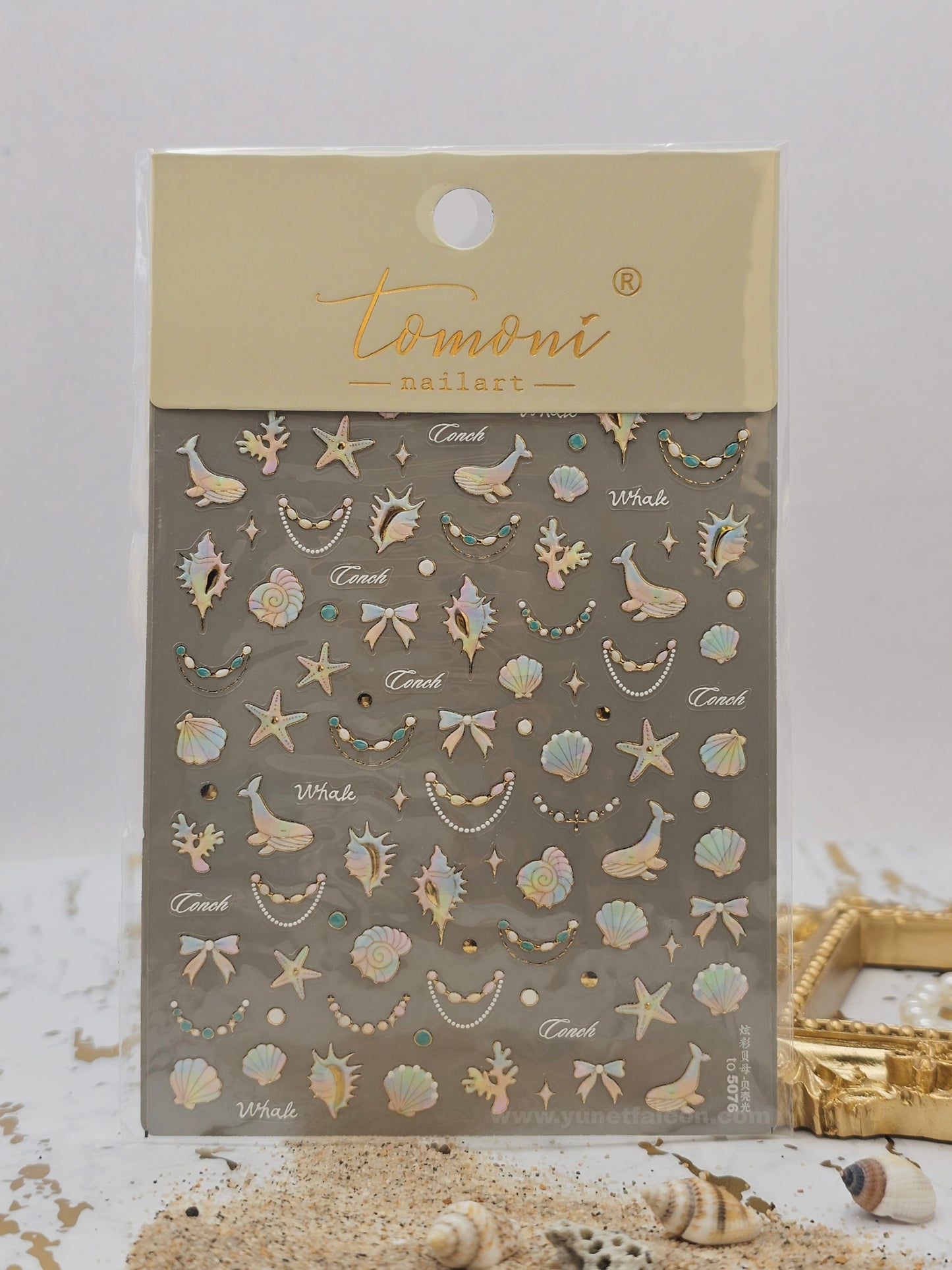 Tomoni Stickers Nail Summer