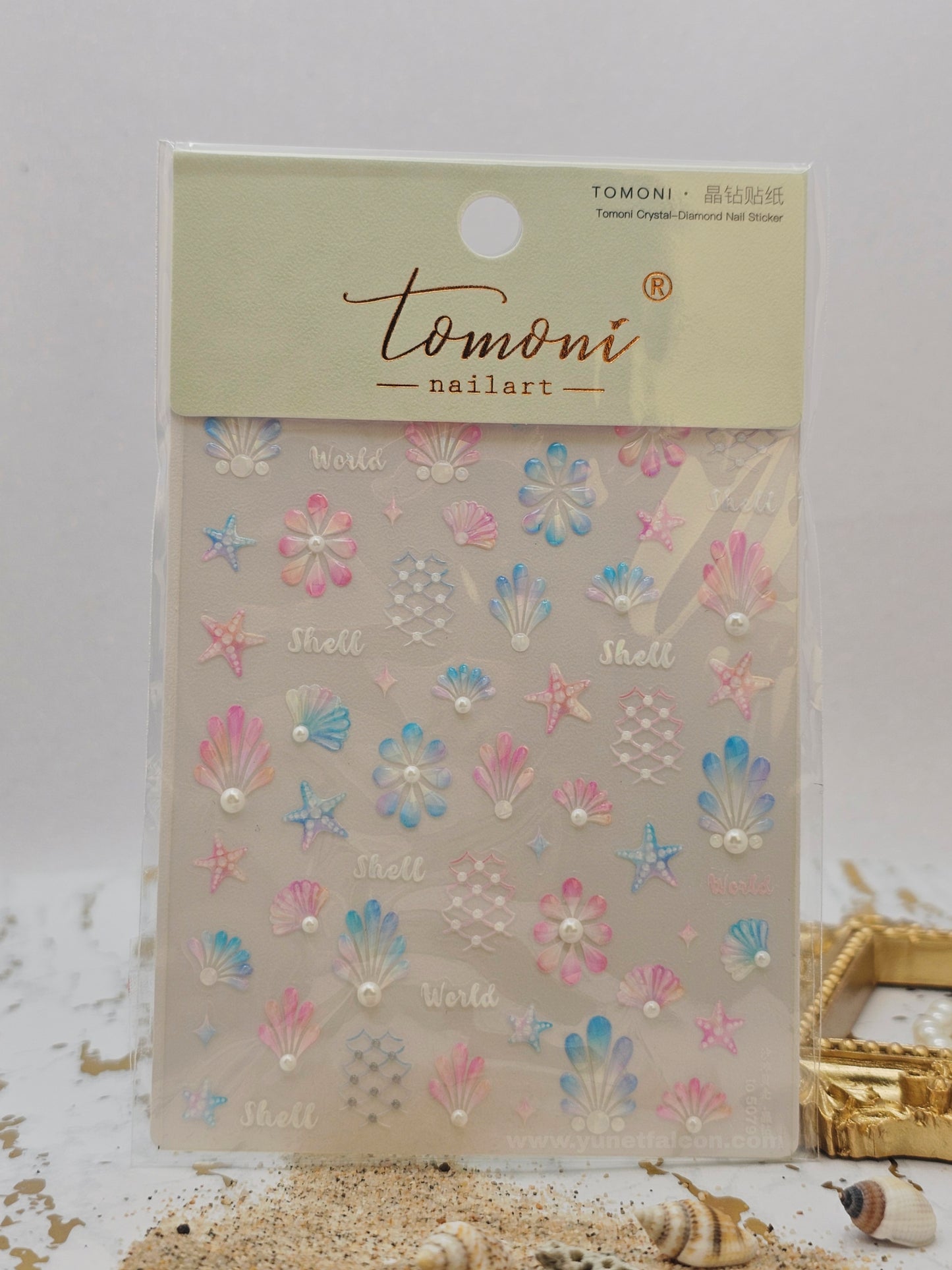 Tomoni Stickers Nail Summer