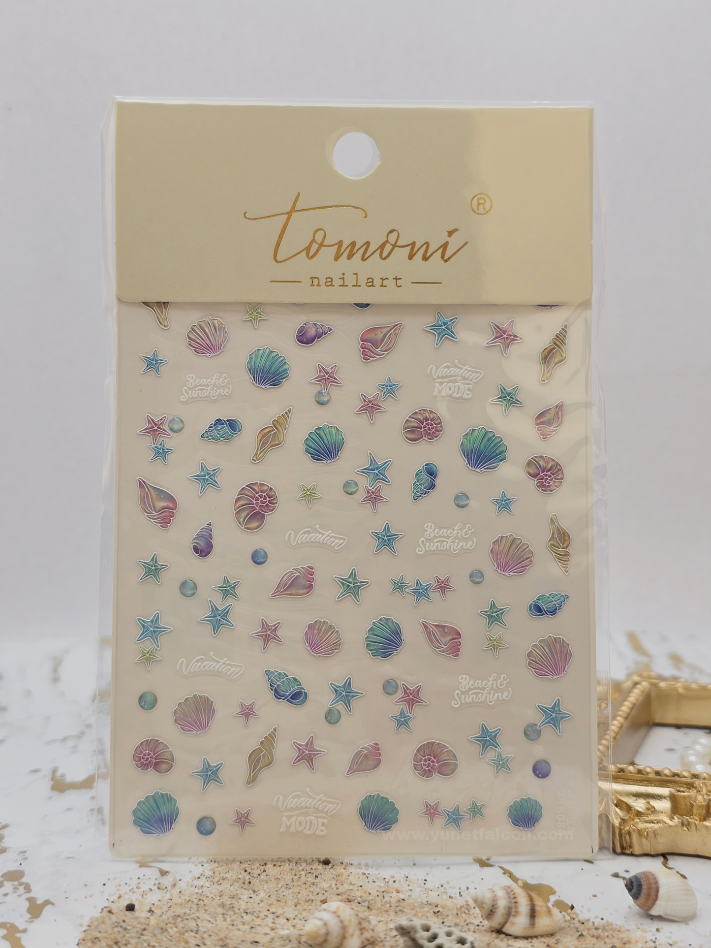 Tomoni Stickers Nail Summer