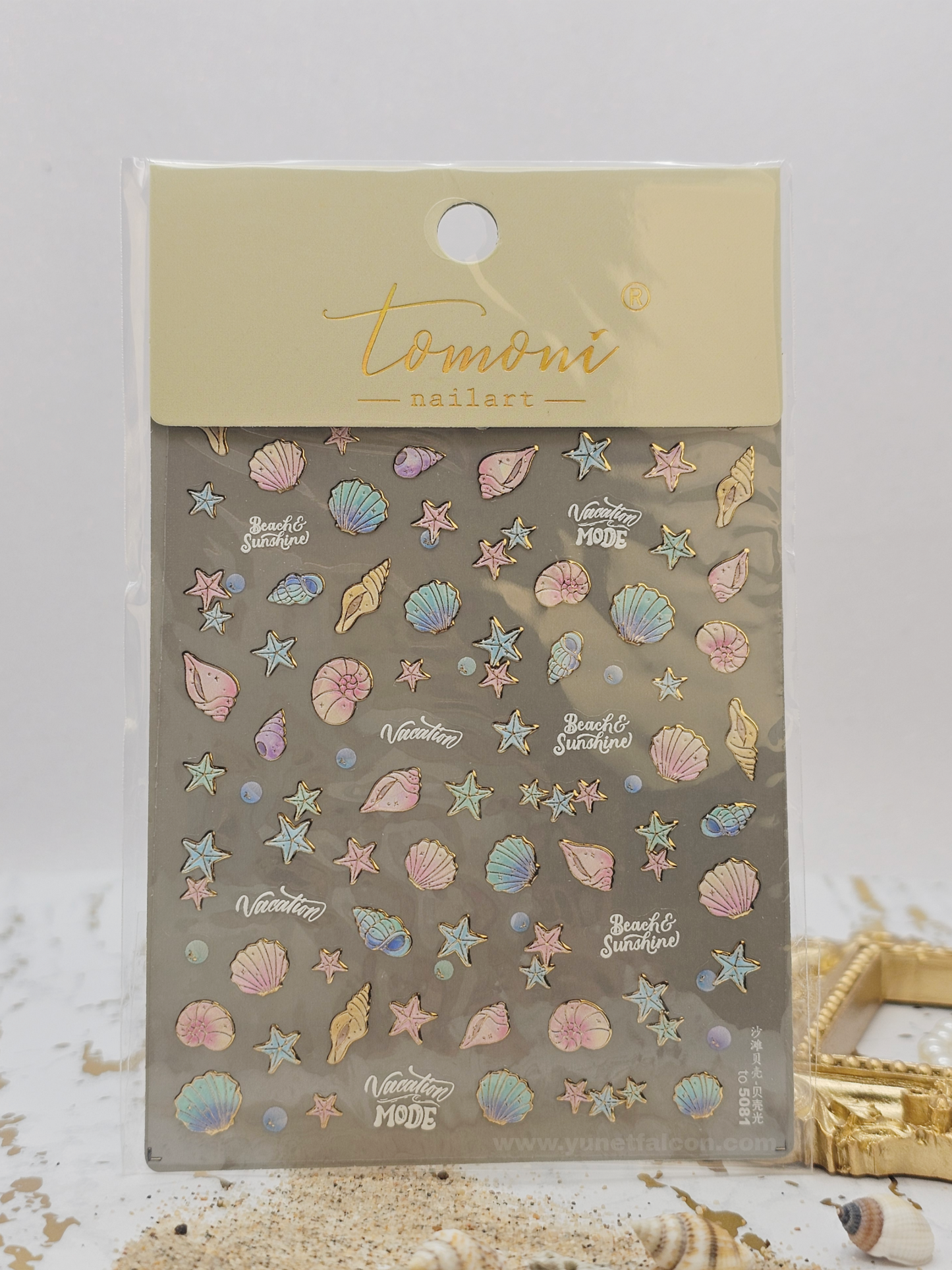 Tomoni Stickers Nail Summer