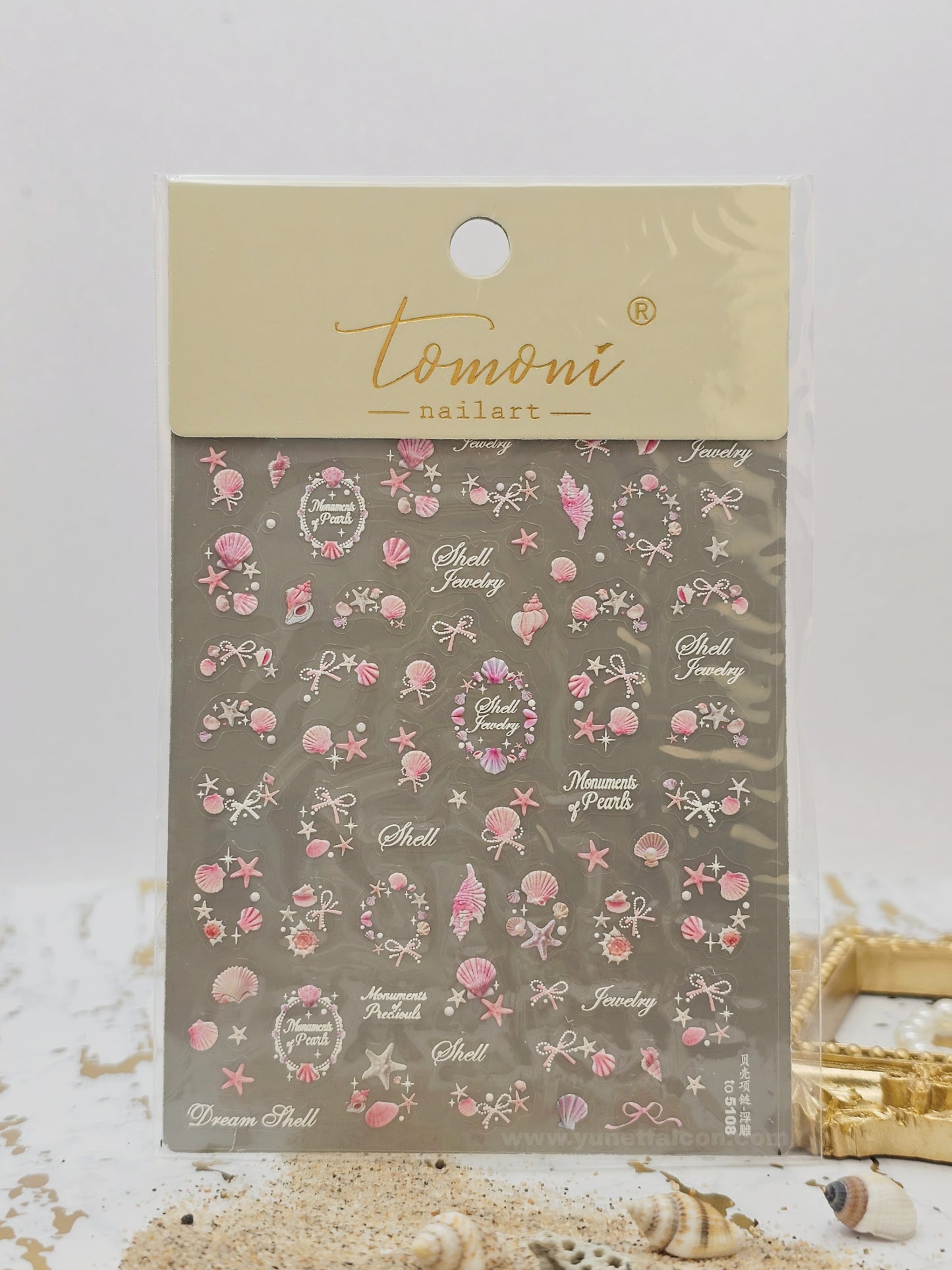 Tomoni Stickers Nail Summer