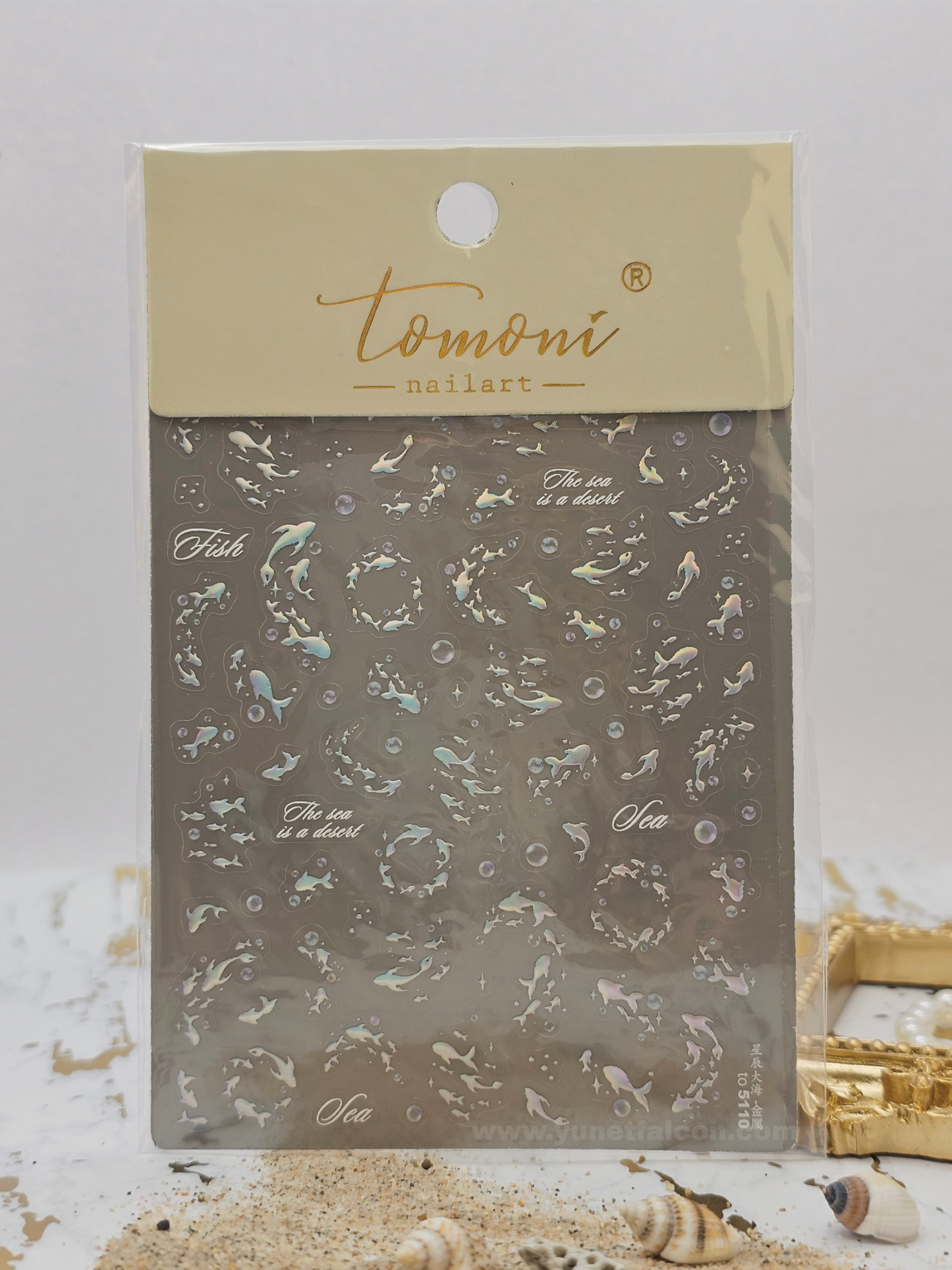 Tomoni Stickers Nail Summer