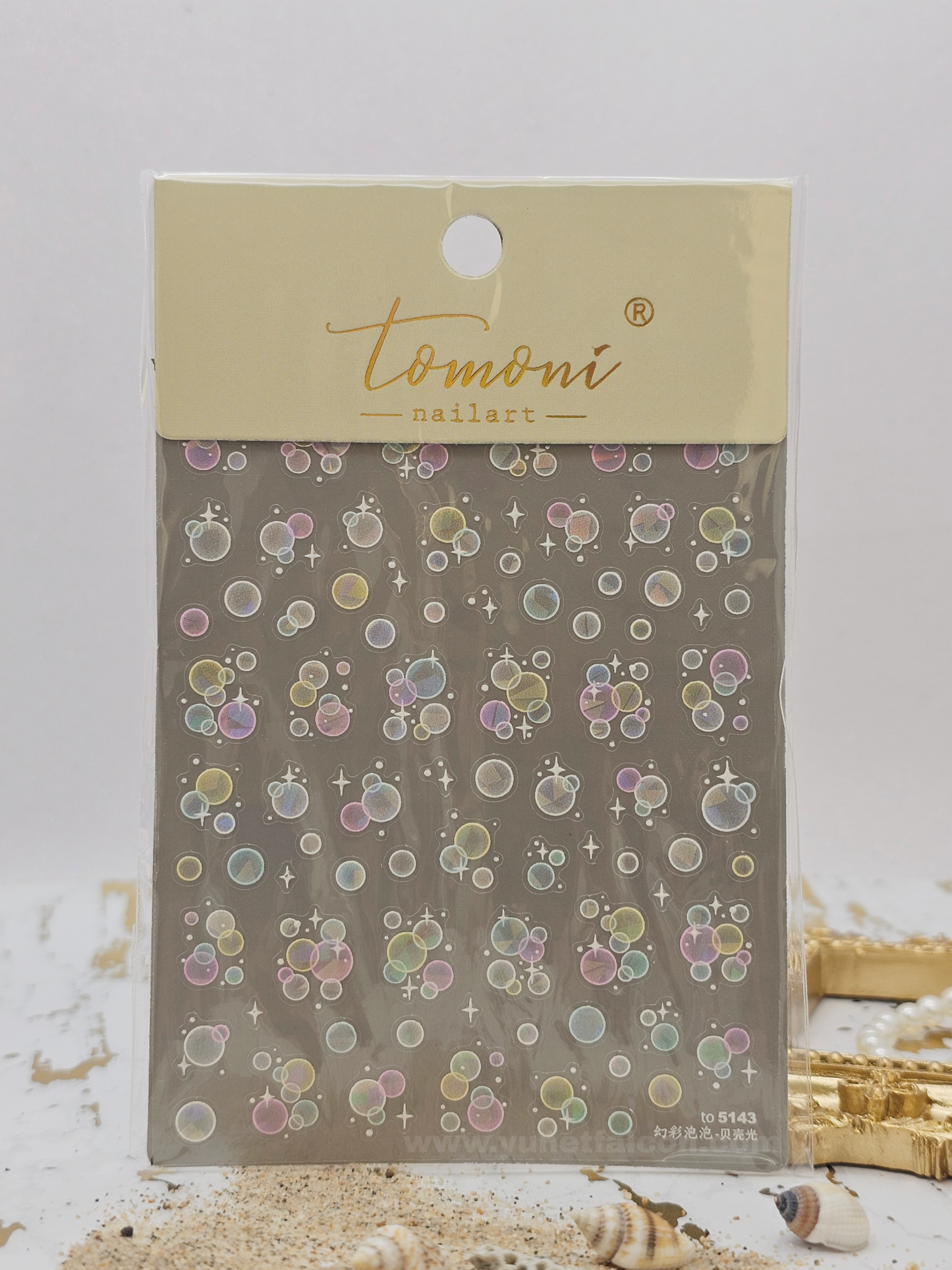 Tomoni Stickers Nail Summer