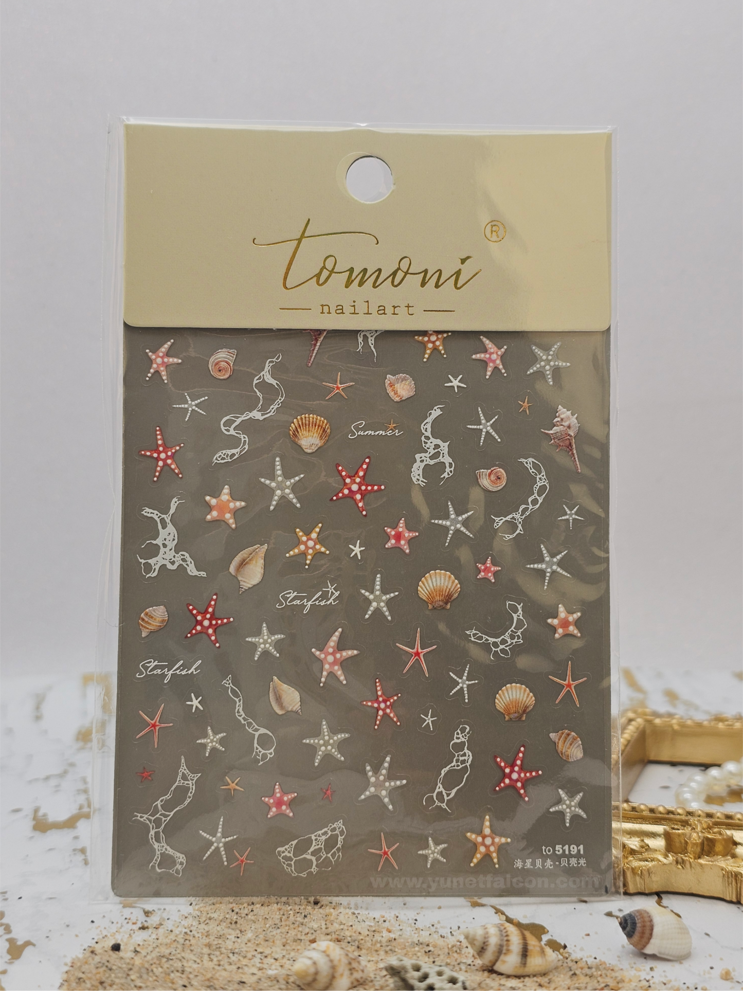Tomoni Stickers Nail Summer