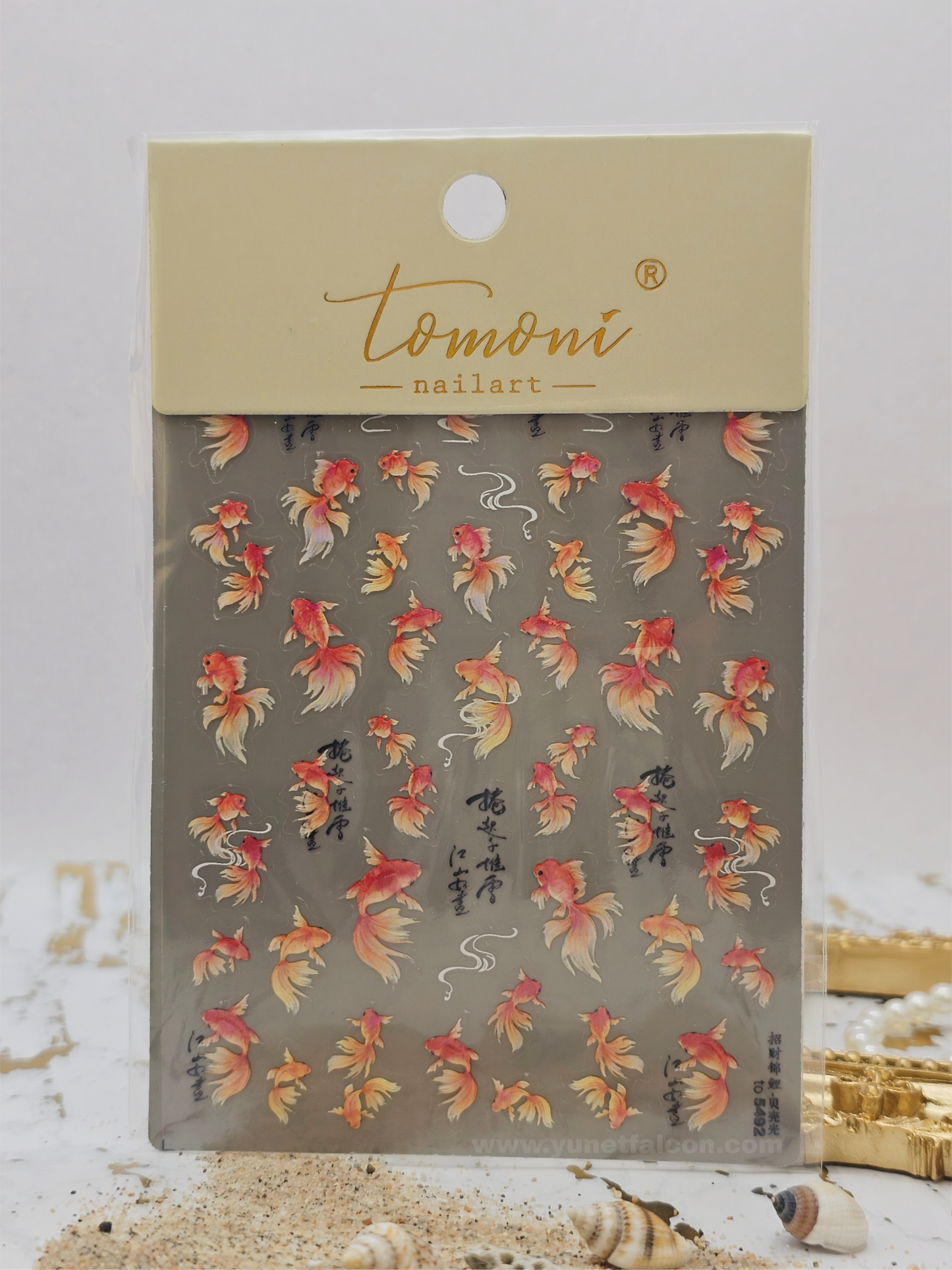 Tomoni Stickers Nail Summer