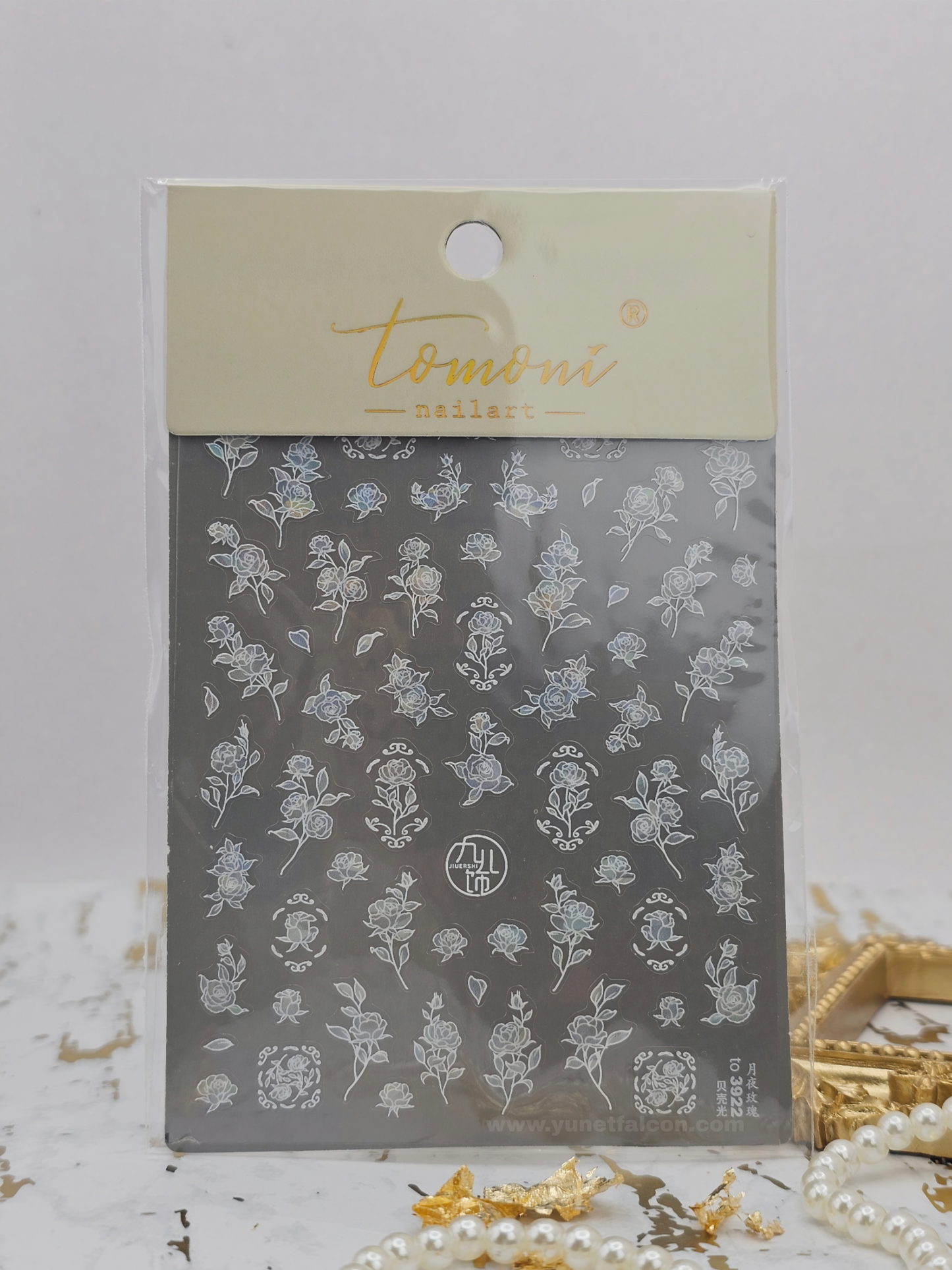 Tomoni Stickers Nail Flowers-Spring