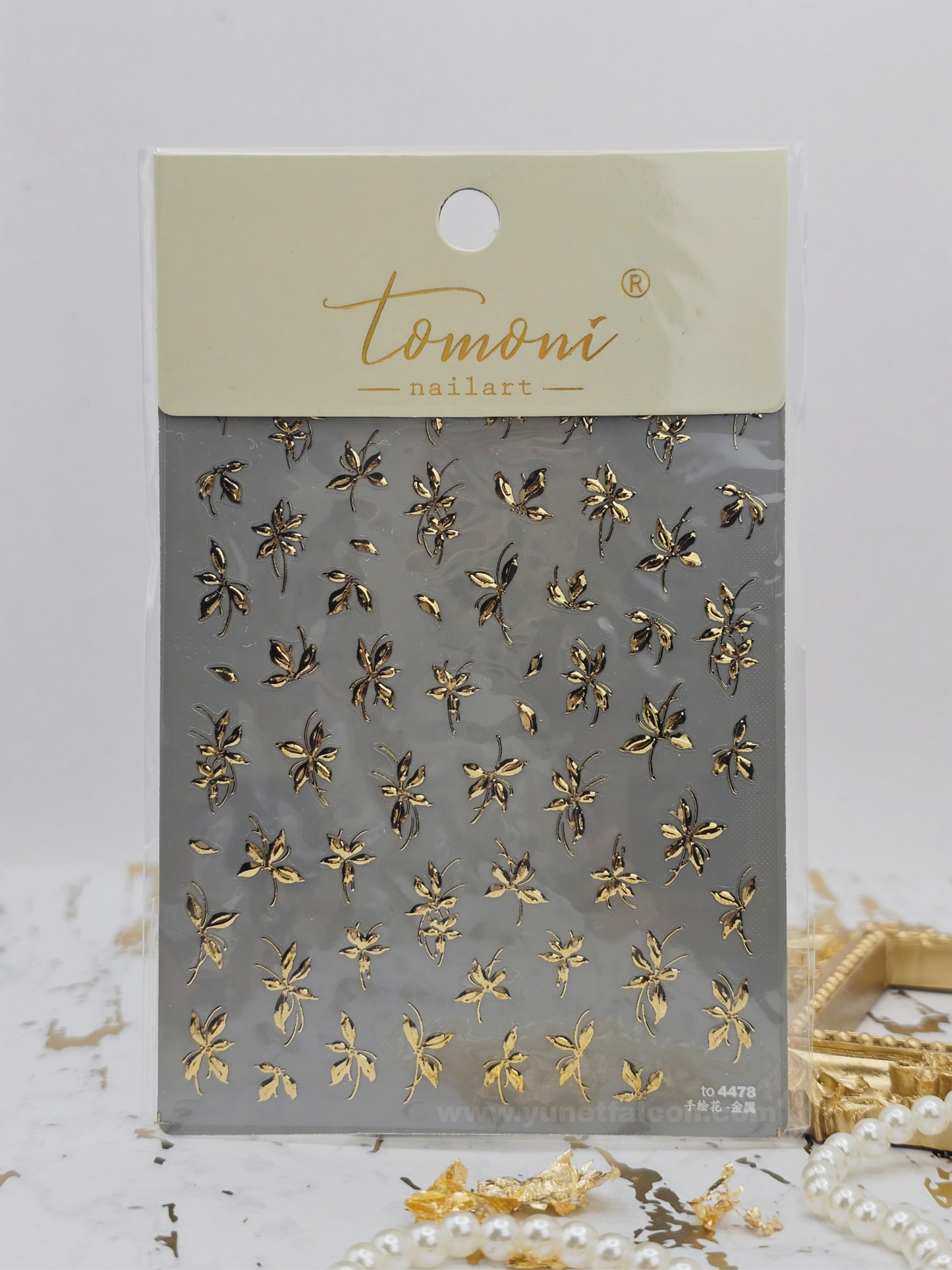 Tomoni Stickers Nail Flowers-Spring
