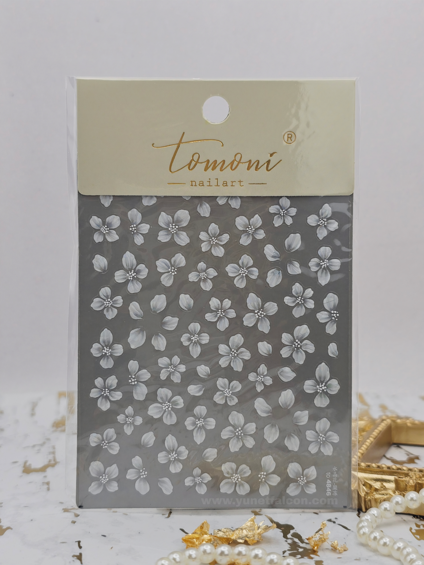 Tomoni Stickers Nail Flowers-Spring