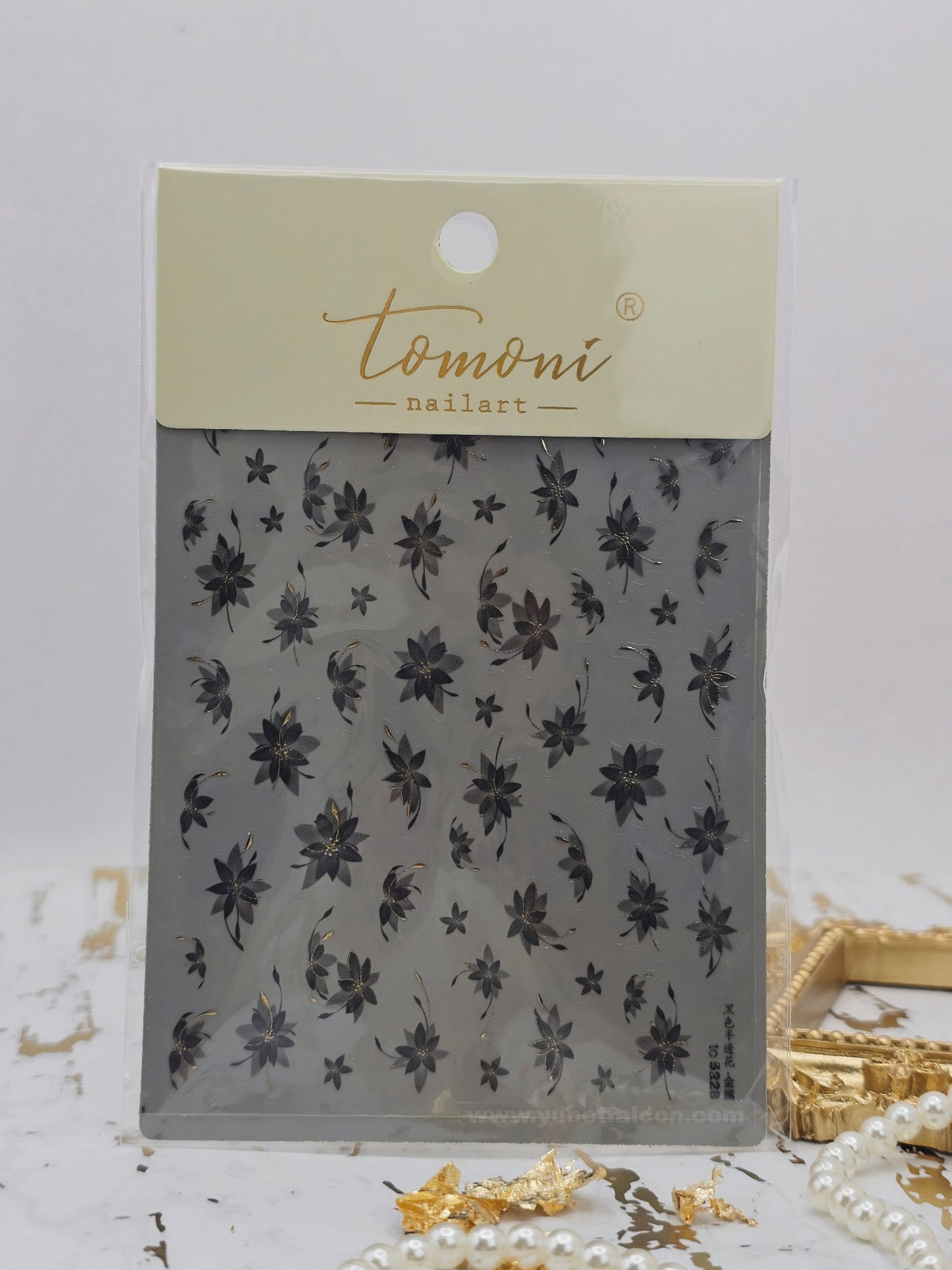 Tomoni Stickers Nail Flowers-Spring