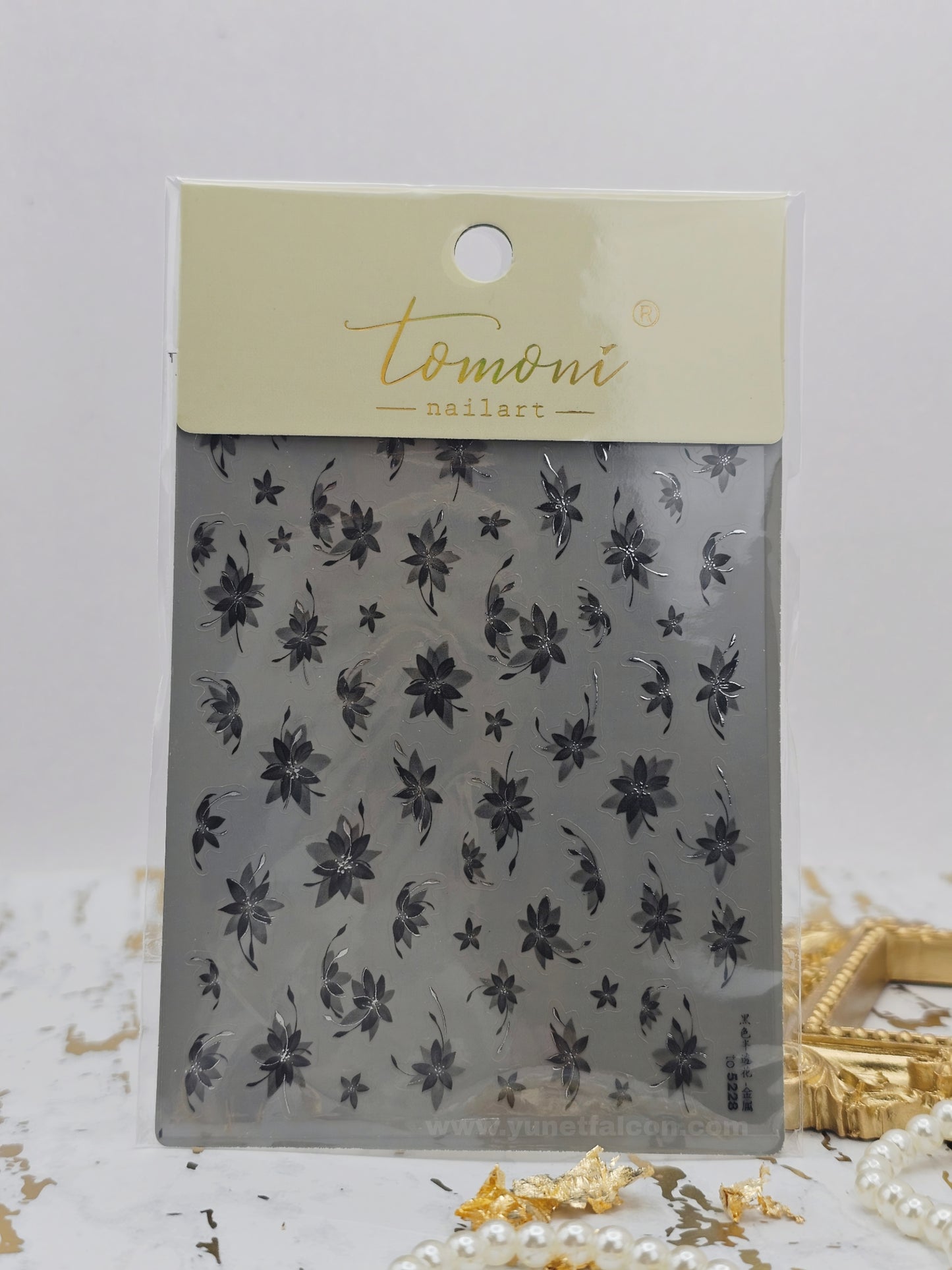 Tomoni Stickers Nail Flowers-Spring