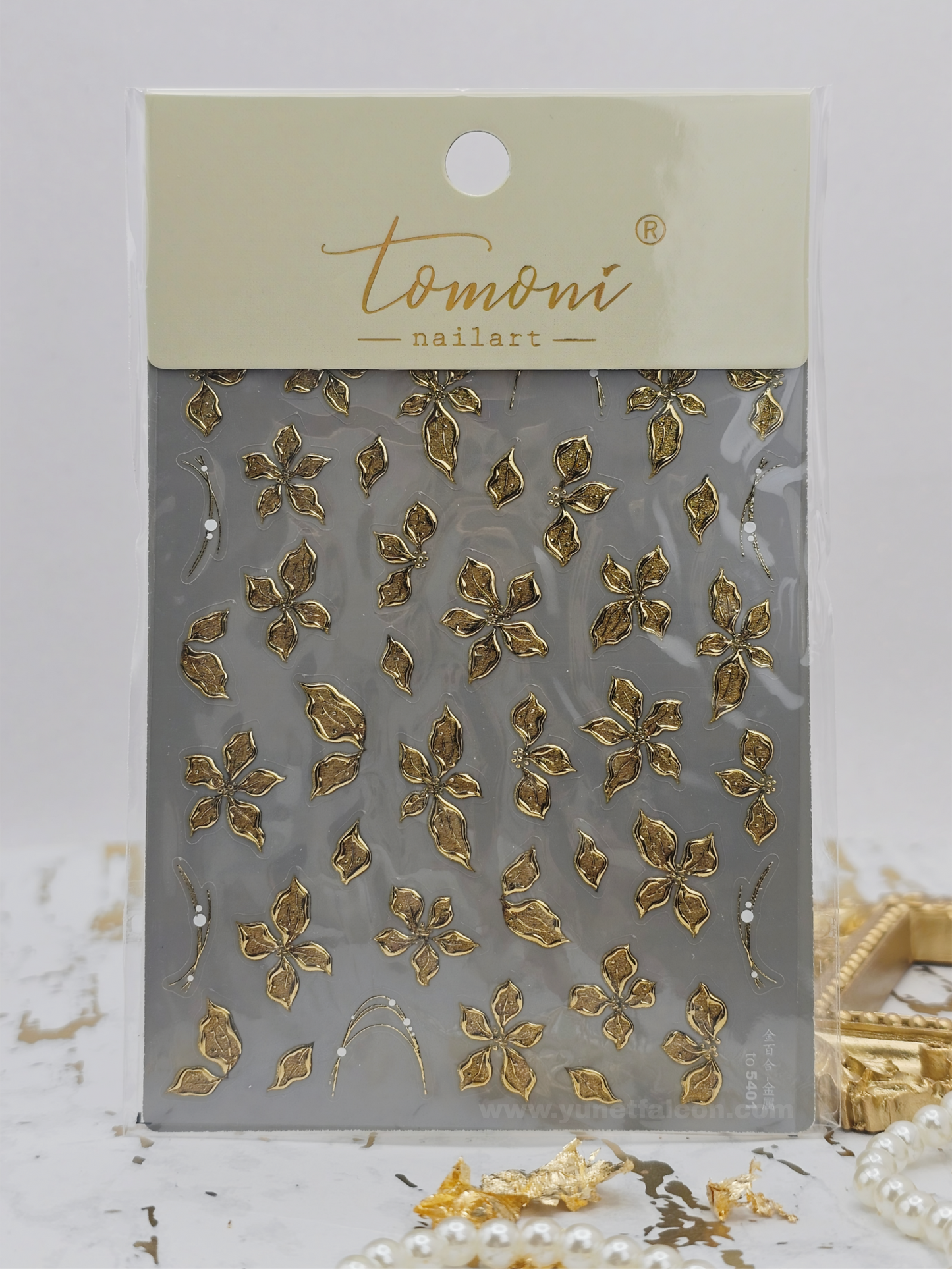 Tomoni Stickers Nail Flowers-Spring