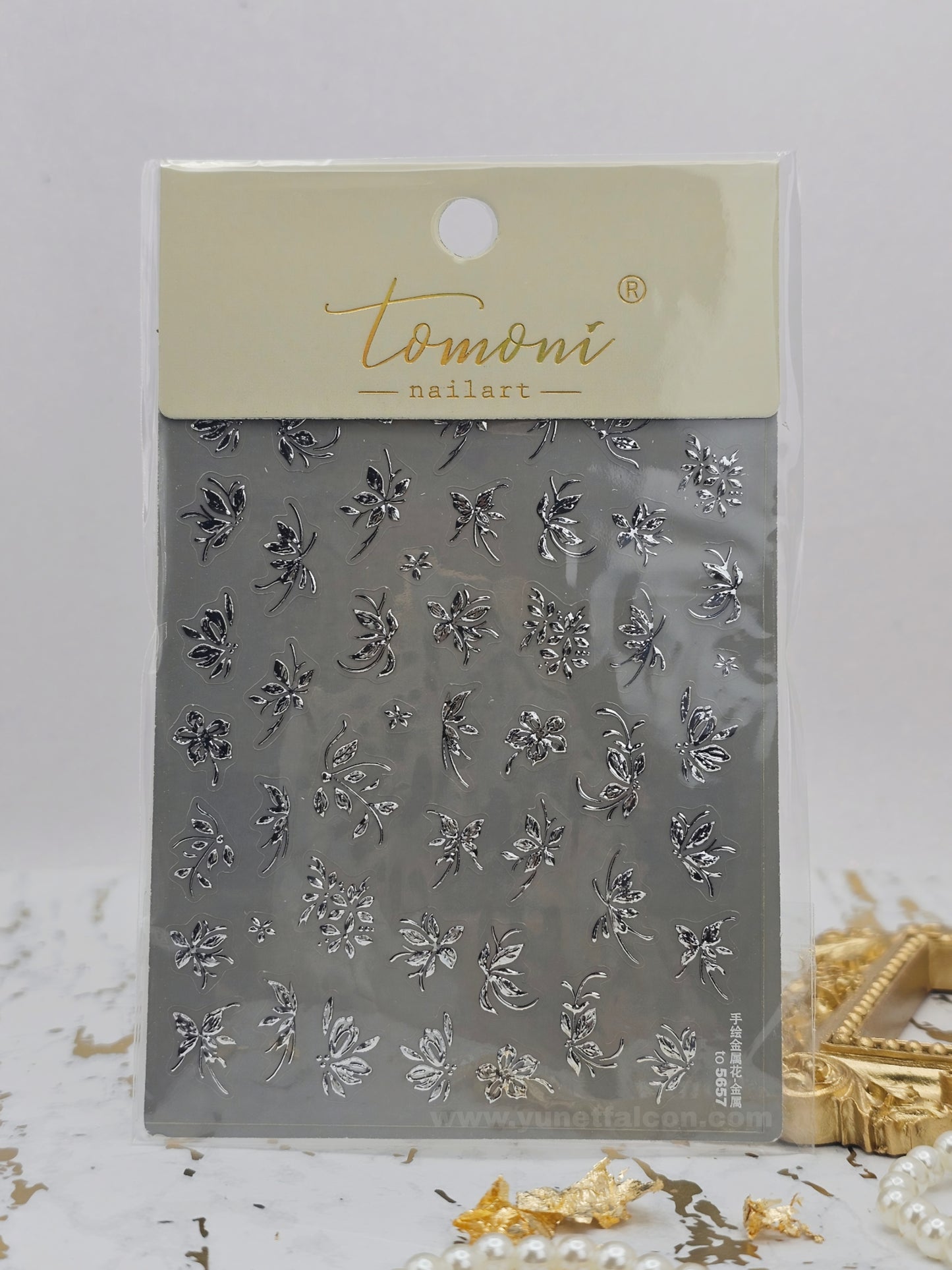 Tomoni Stickers Nail Flowers-Spring