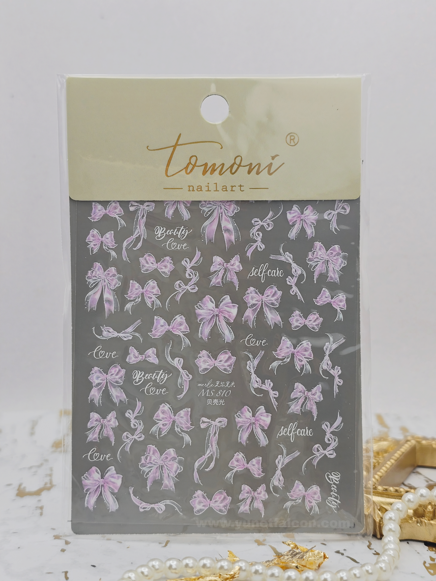 Tomoni Bow Nail Stickers