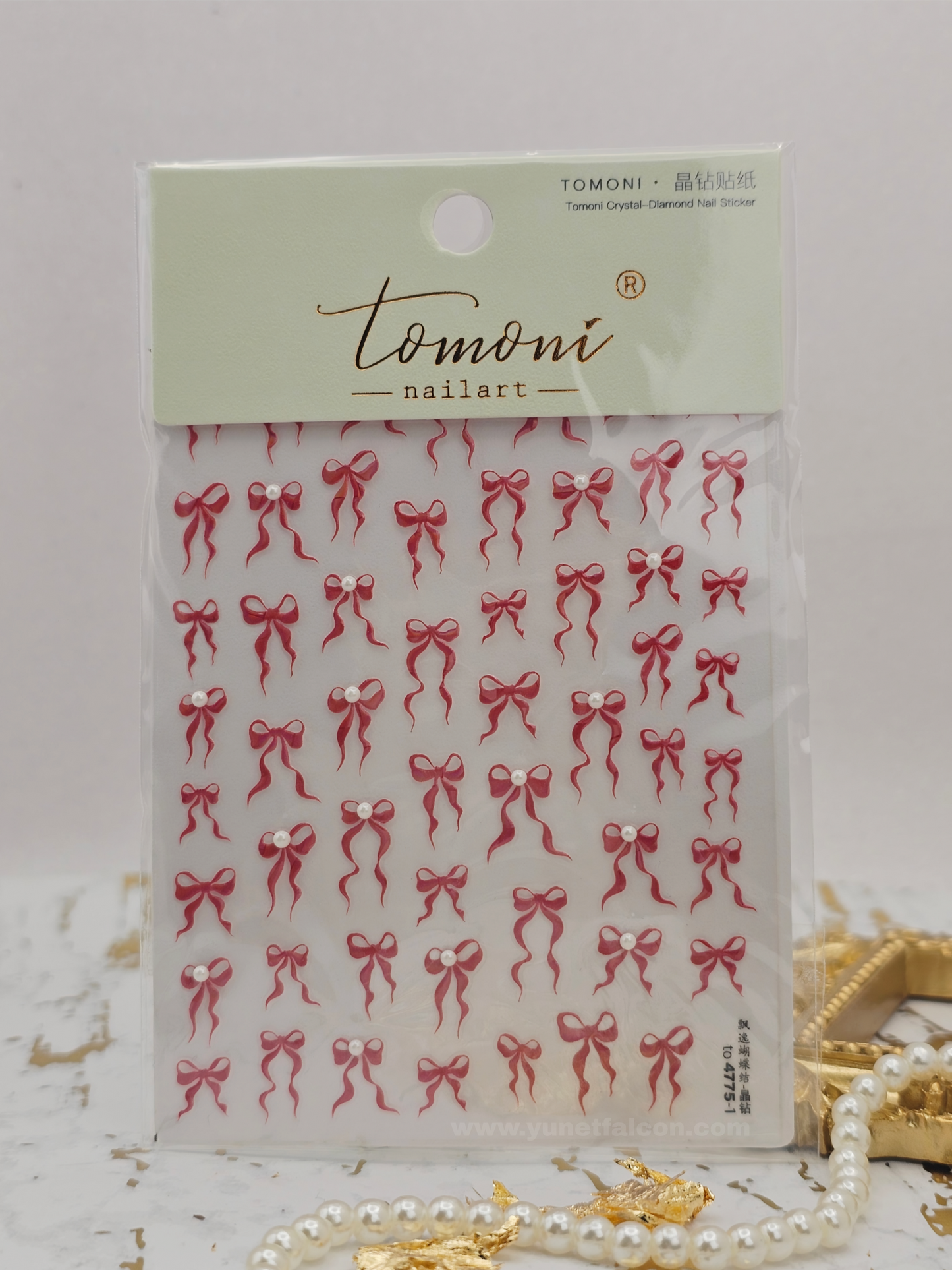 Tomoni Bow Nail Stickers