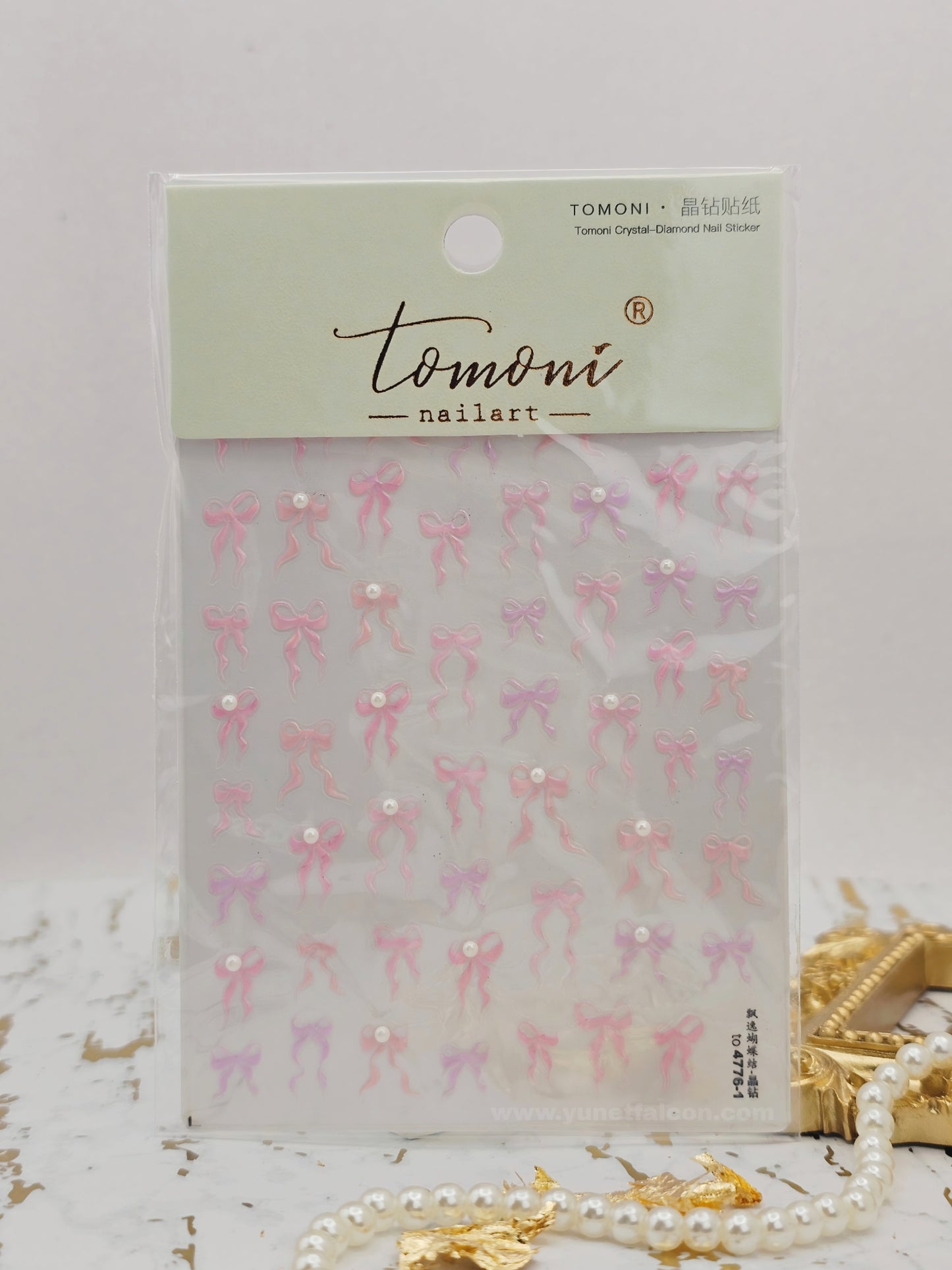 Tomoni Bow Nail Stickers
