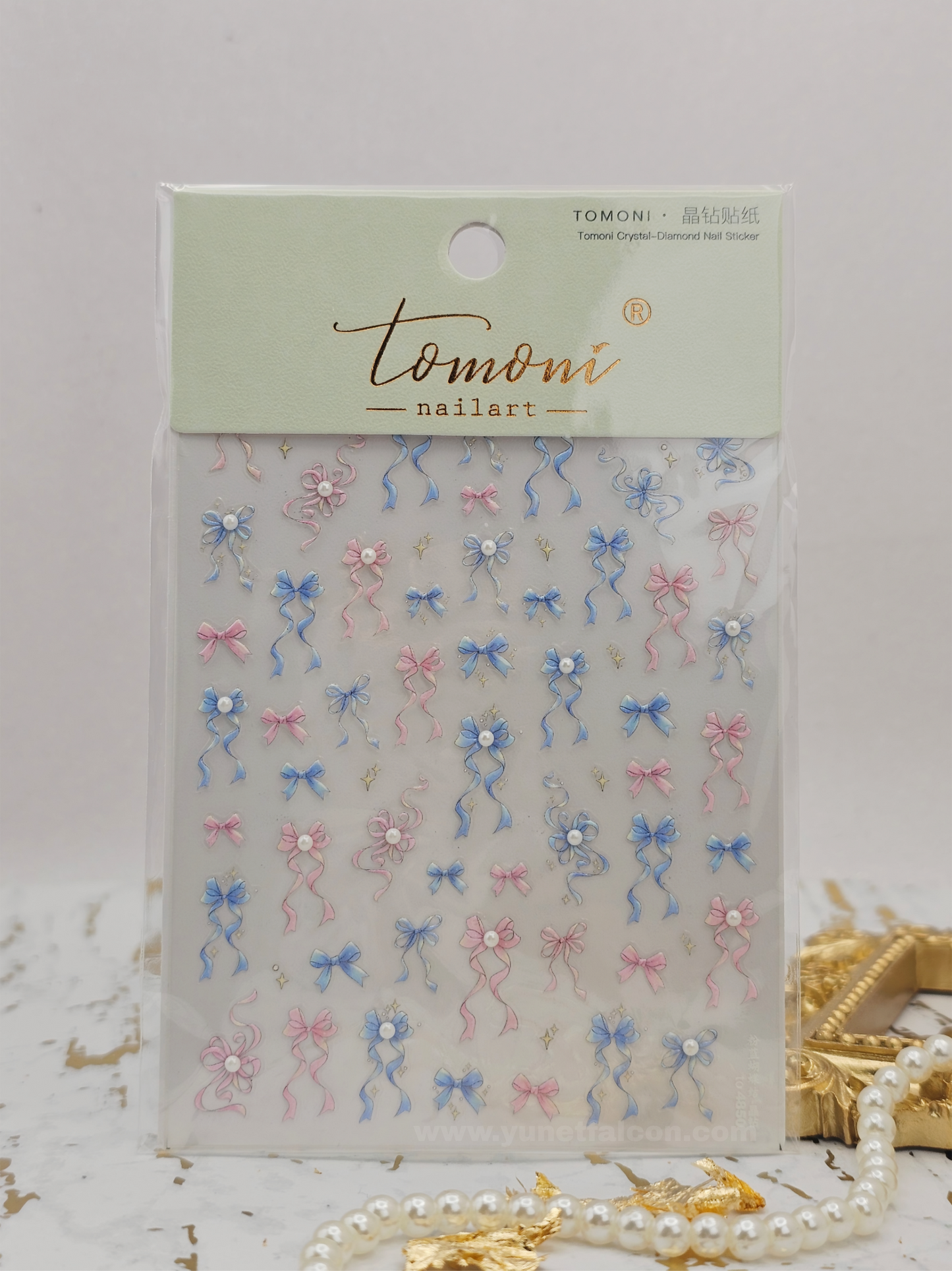 Tomoni Bow Nail Stickers