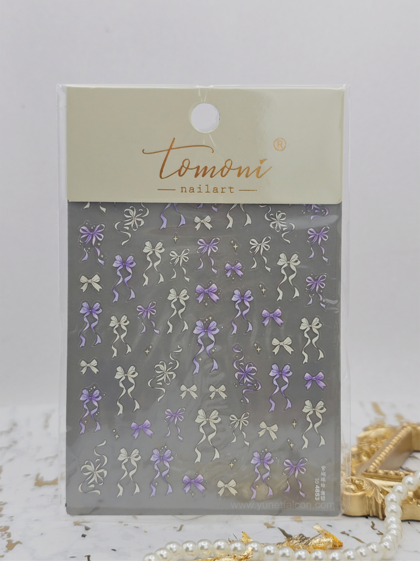 Tomoni Bow Nail Stickers
