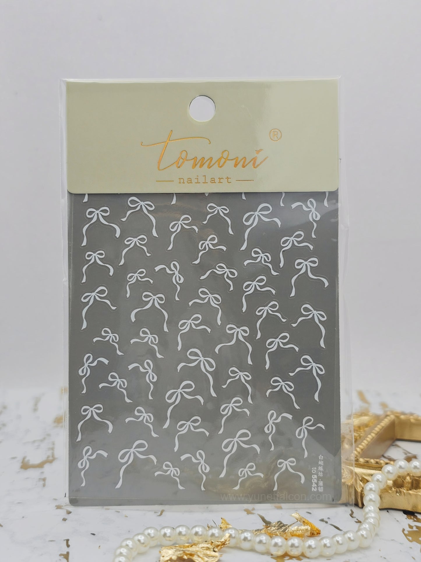 Tomoni Bow Nail Stickers