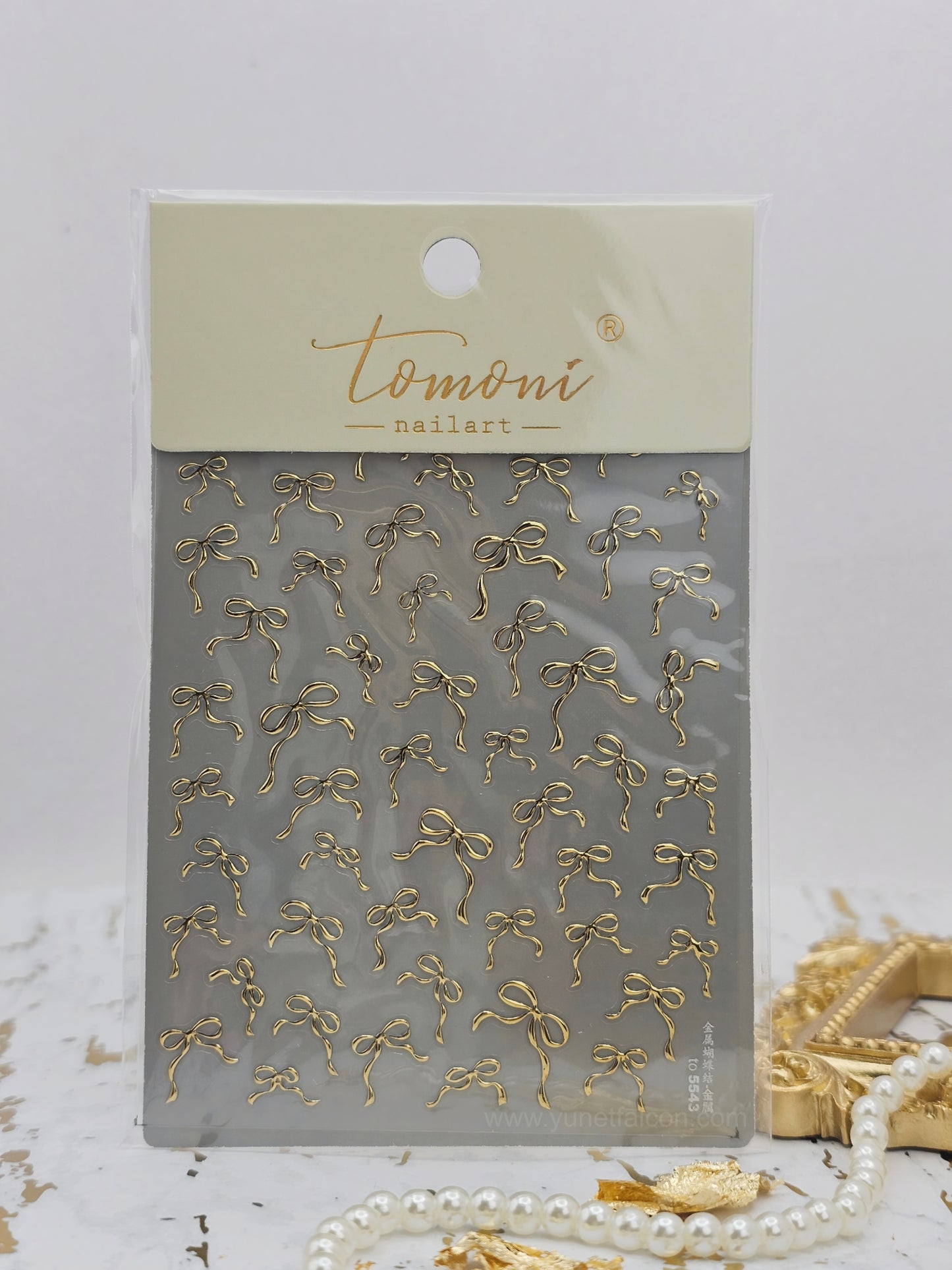 Tomoni Bow Nail Stickers